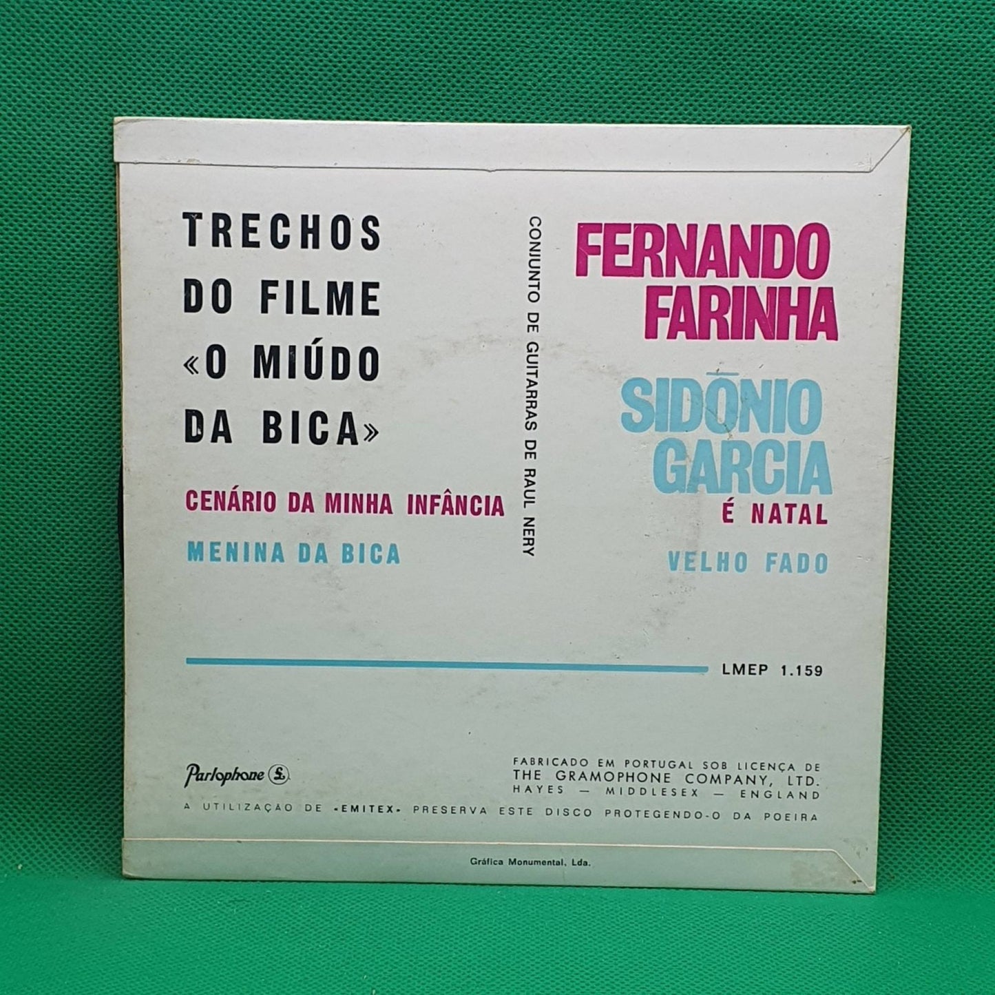 Fernando Farinha, Sidónio Garcia – Trechos do Filme «O Miúdo Da Bica» - Vinyl Store Online