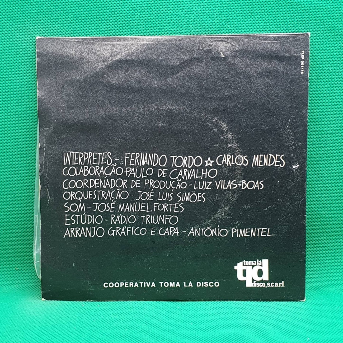 Fernando Tordo, Carlos Mendes, Paulo De Carvalho – 4 Canções Para Portugal - Vinyl Store Online
