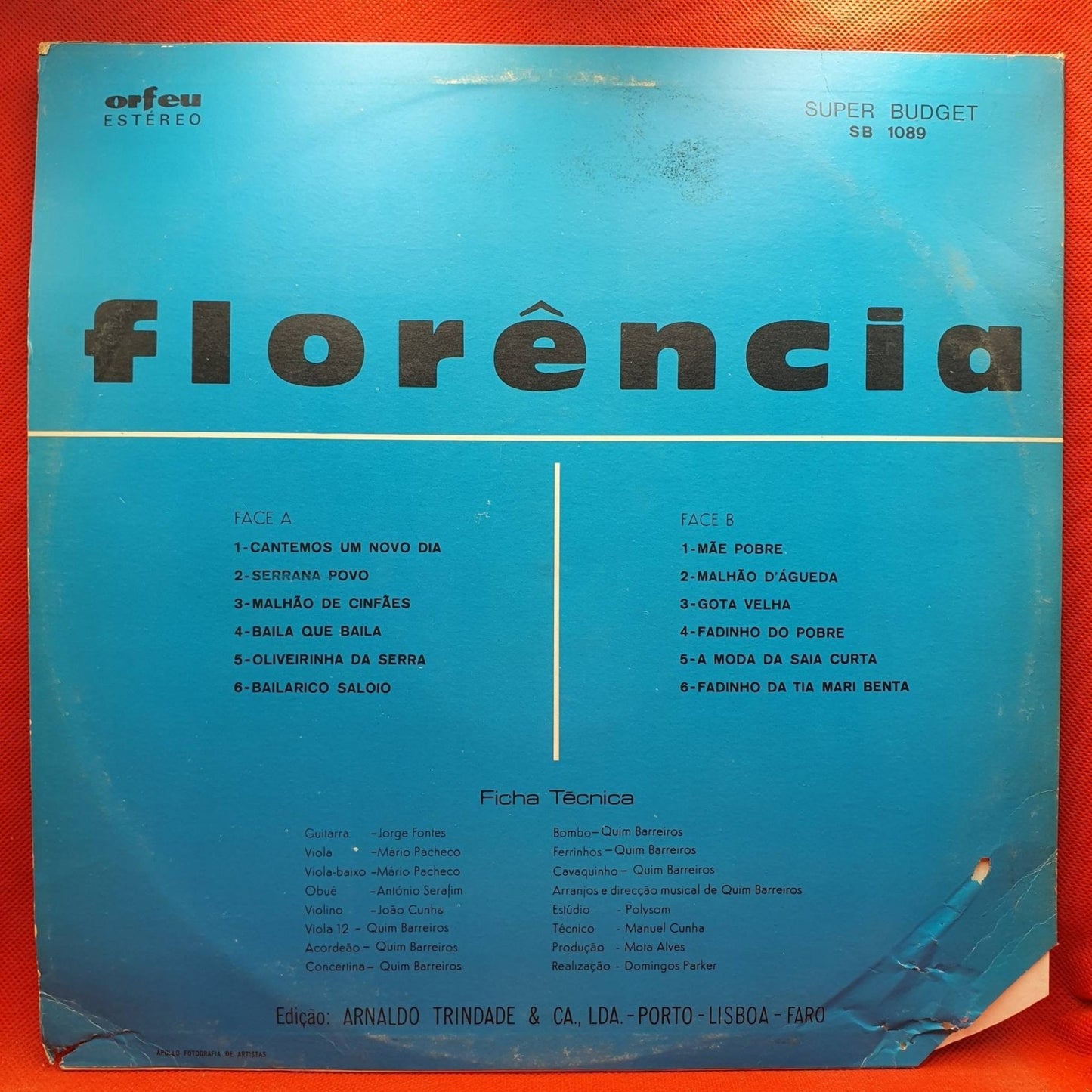 Florência – Quem Canta Seus Males Espanta - Vinyl Store Online