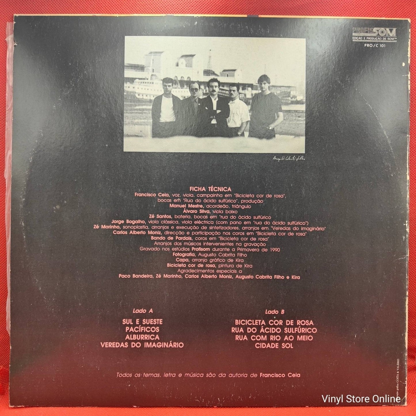 Francisco Ceia – Bicicleta Cor de Rosa - Vinyl Store Online