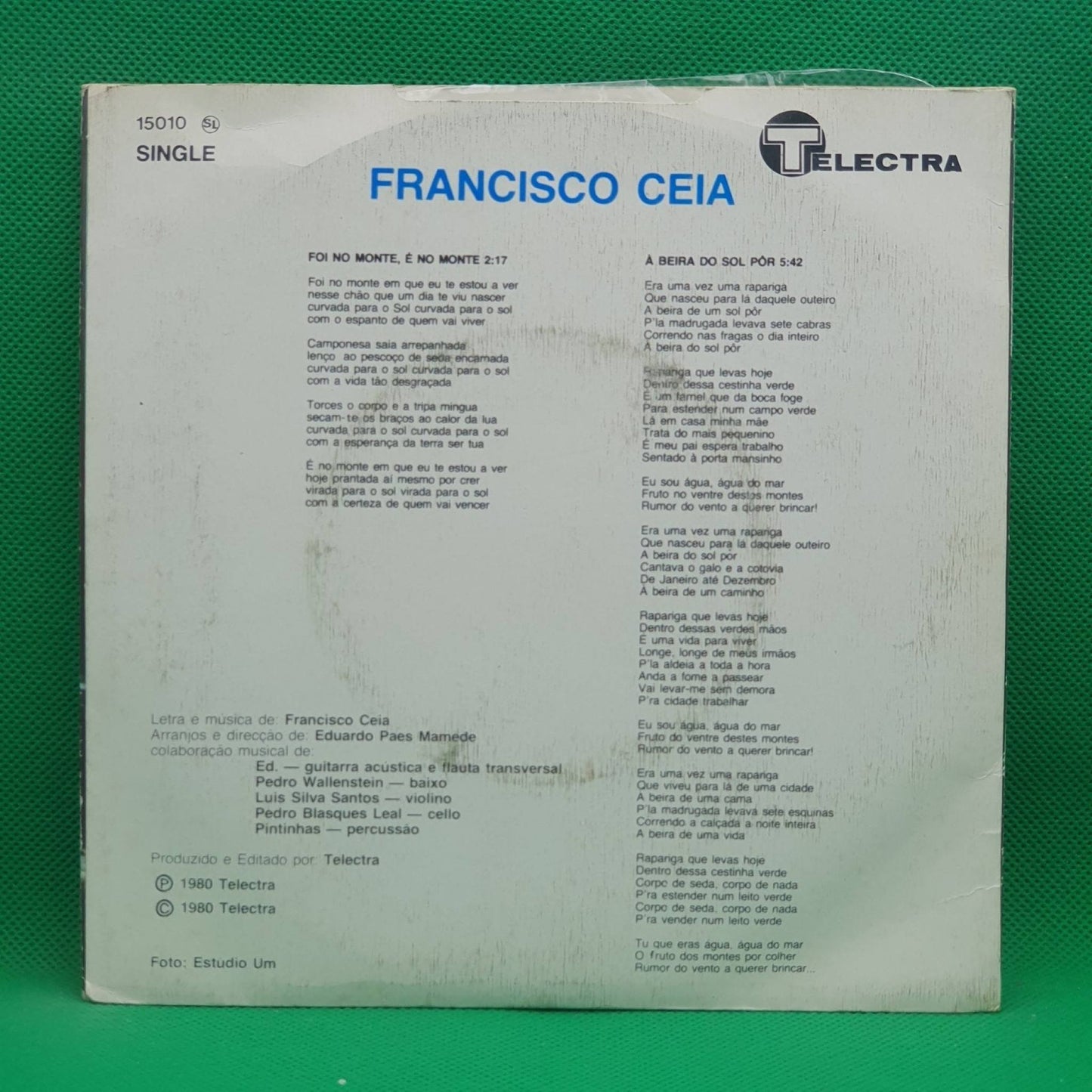 Francisco Ceia – Foi No Monte, É No Monte / À Beira Do Sol Pôr - Vinyl Store Online