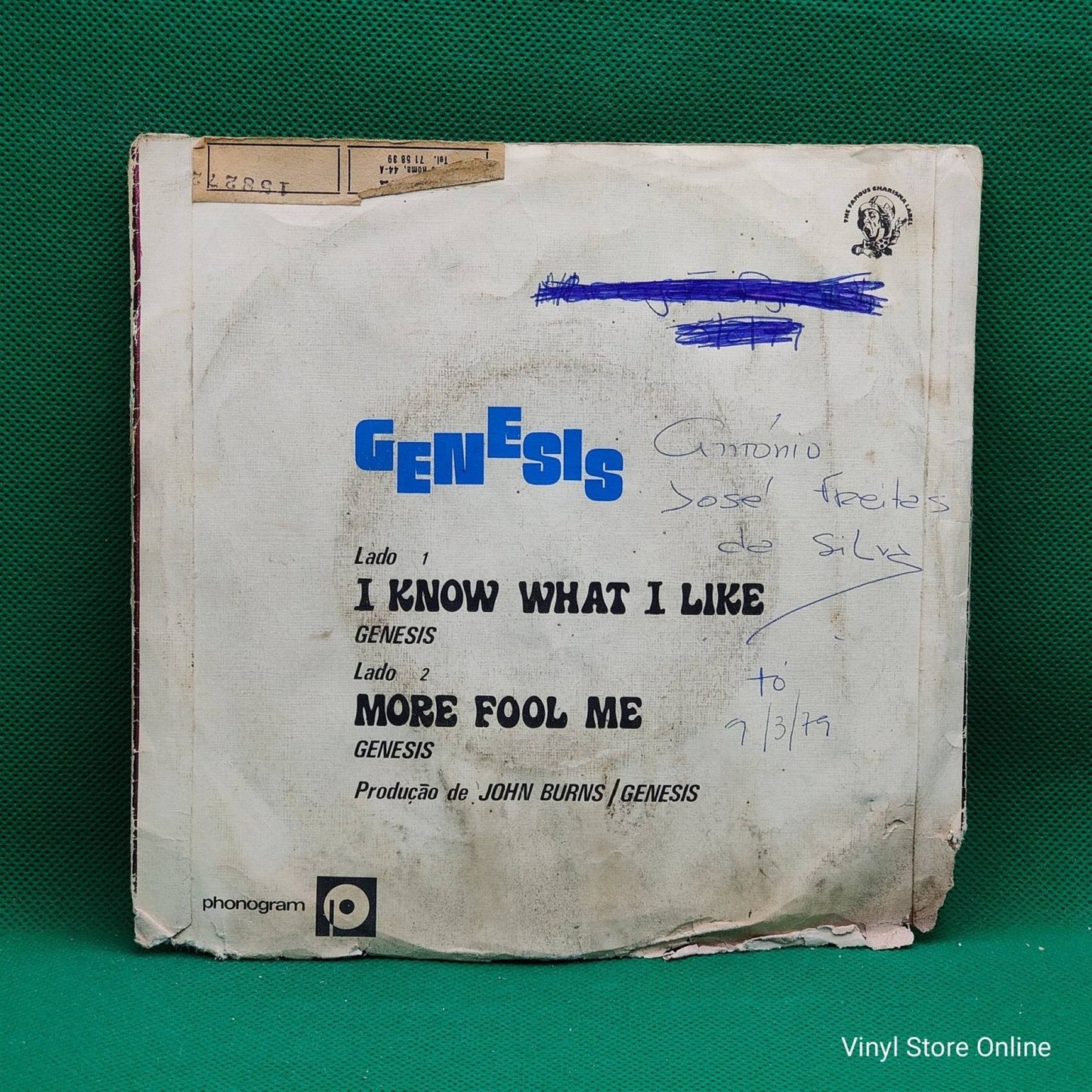 Genesis – I Know What I Like - Vinyl Store Online
