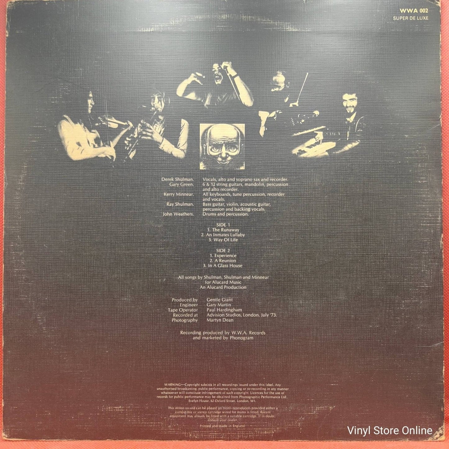 Gentle Giant – In A Glass House - Vinyl Store Online