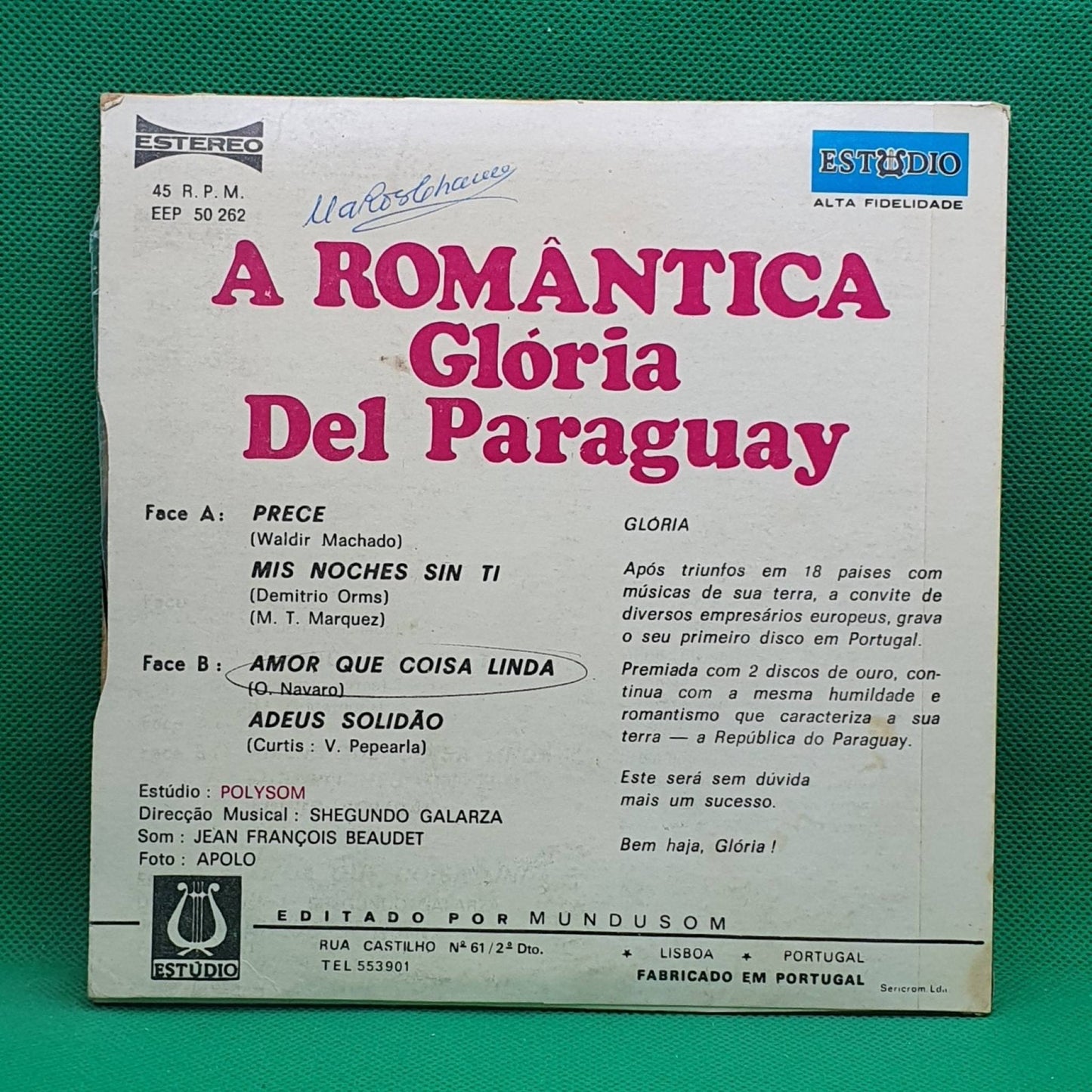 Gloria Del Paraguay – Mis Noches Sin Ti - Vinyl Store Online