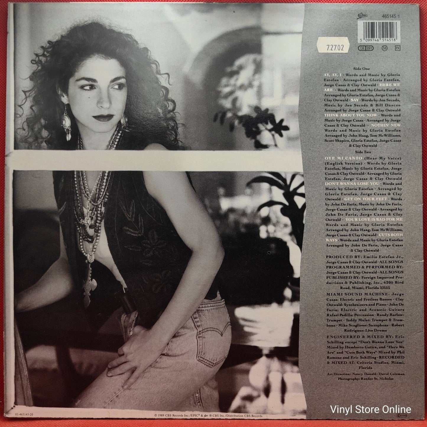 Gloria Estefan – Cuts Both Ways - Vinyl Store Online
