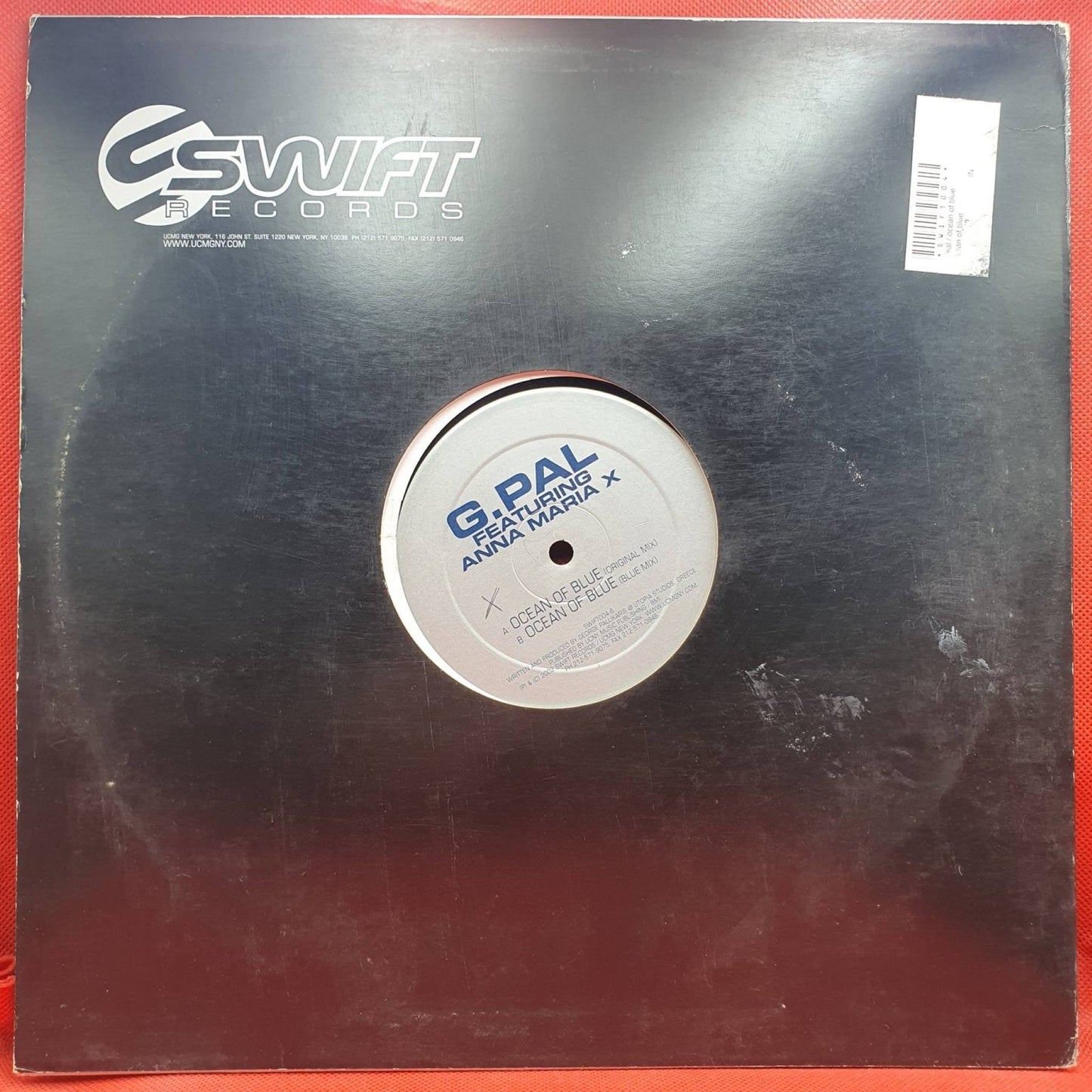 G.Pal ft. Anna Maria X – Ocean Of Blue - Vinyl Store Online