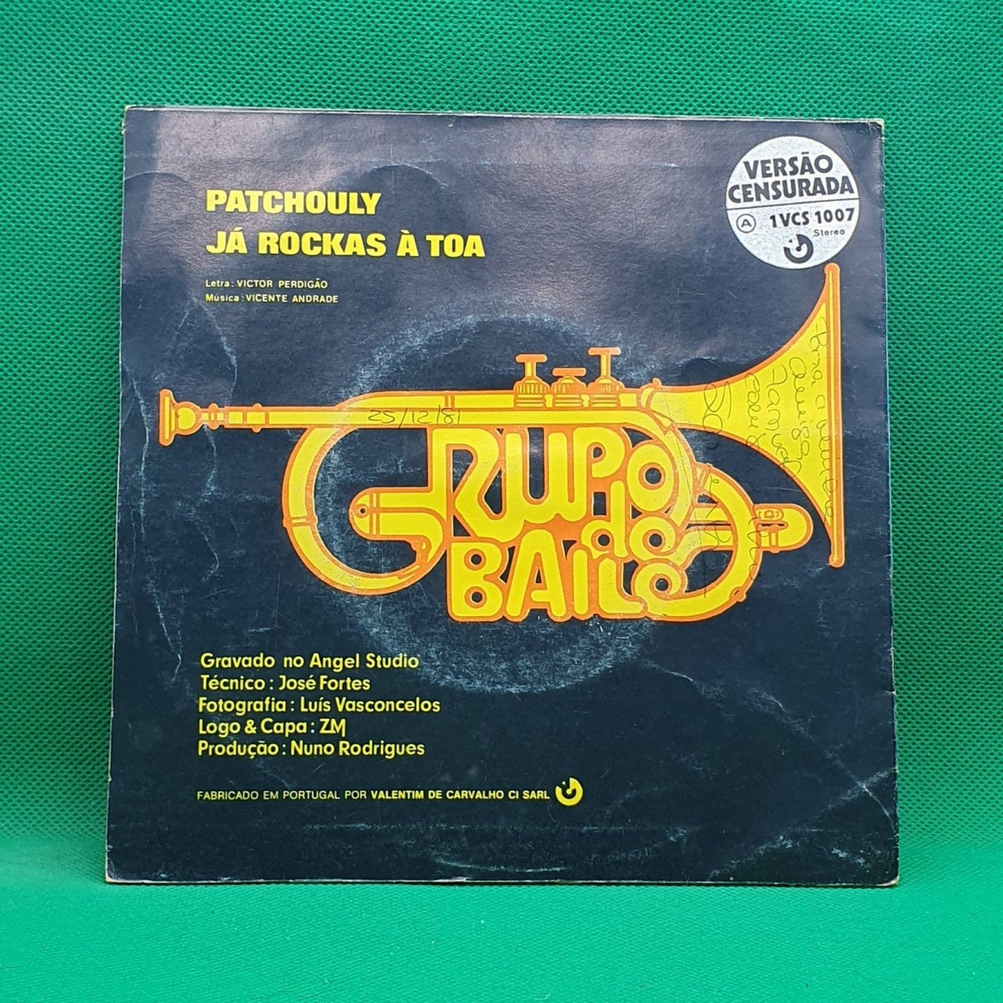 Grupo De Baile – Patchouly (Versão Censurada) - Vinyl Store Online