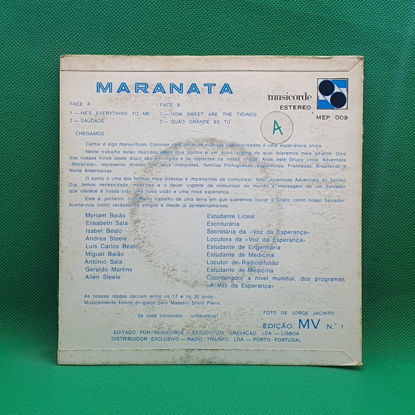 Grupo Vocal Adventista Maranata – He's Everything To Me - Vinyl Store Online
