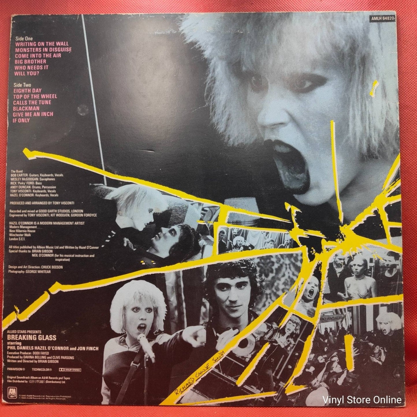 Hazel O'Connor – Breaking Glass - Vinyl Store Online
