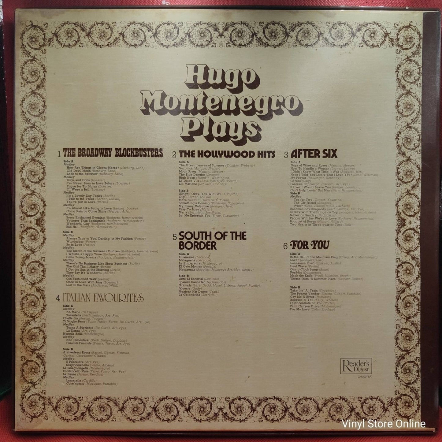 Hugo Montenegro – Hugo Montenegro Plays - Vinyl Store Online