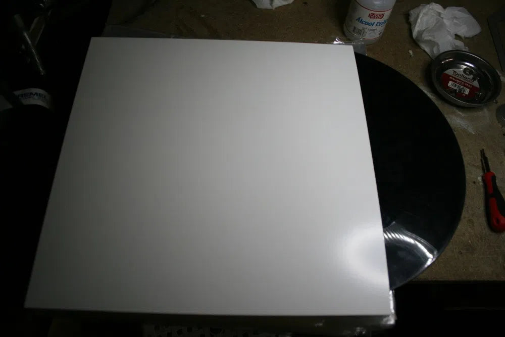 10 CAPAS de Papelão de LP E 12 ”- Brancas (sem furos)