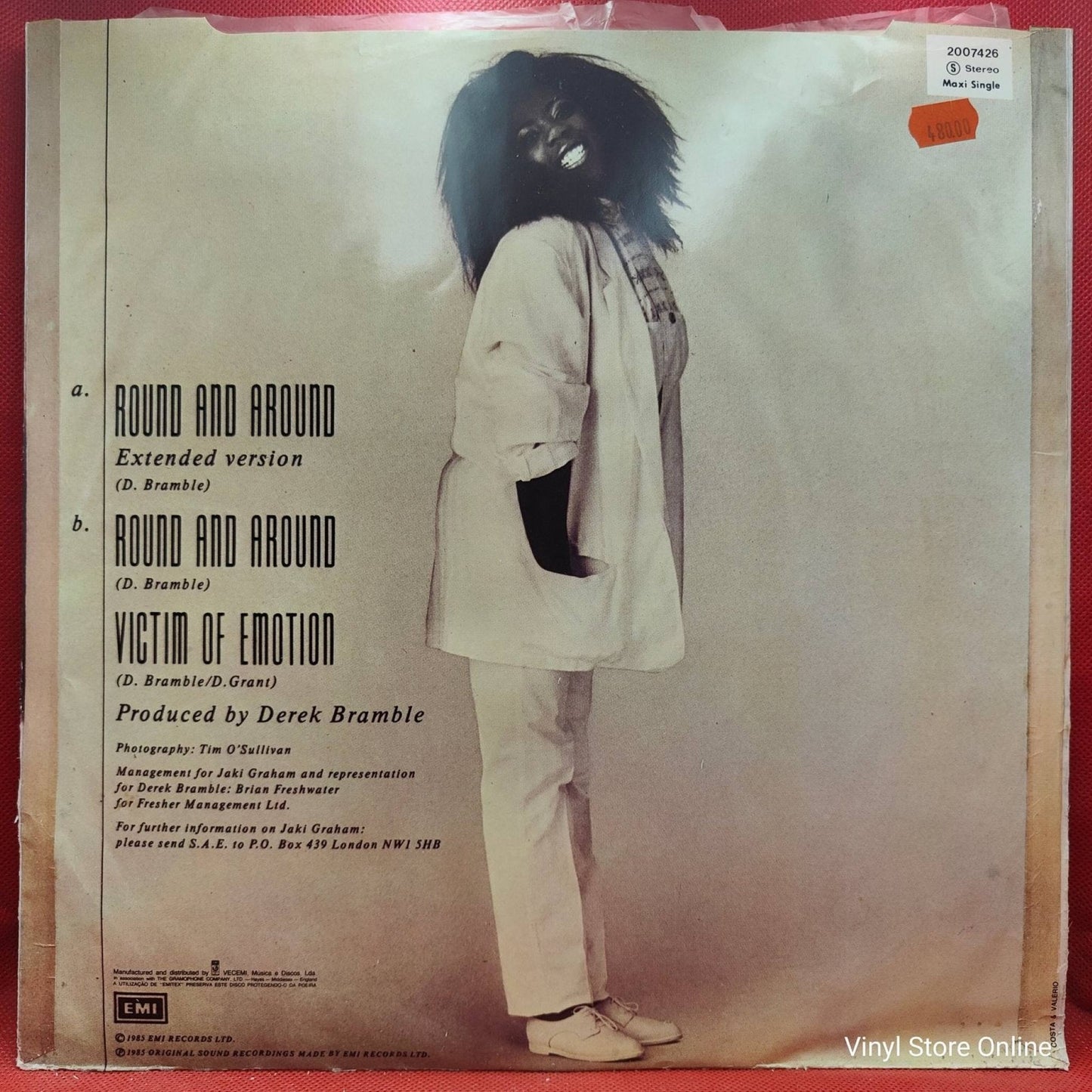Jaki Graham – Round And Around (Extended Version) - Vinyl Store Online