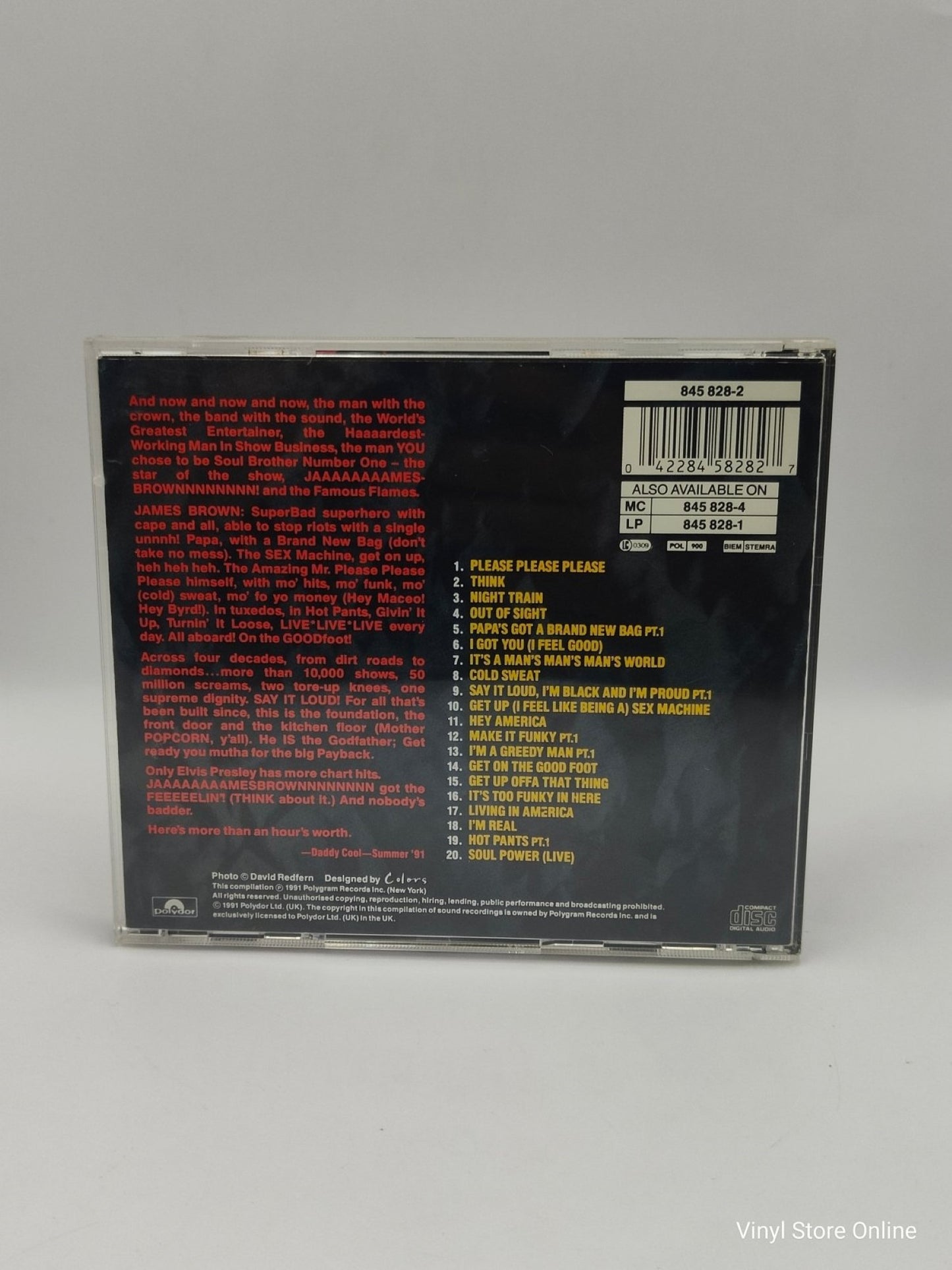 James Brown – Sex Machine: The Very Best Of James Brown - Vinyl Store Online