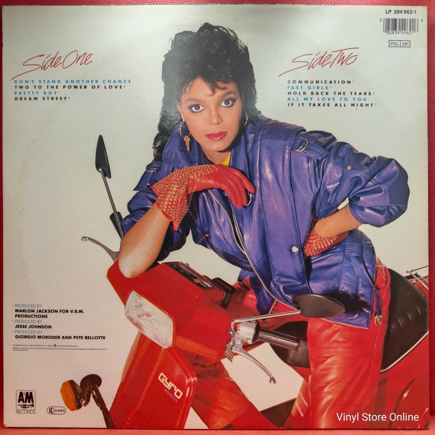 Janet Jackson – Dream Street - Vinyl Store Online