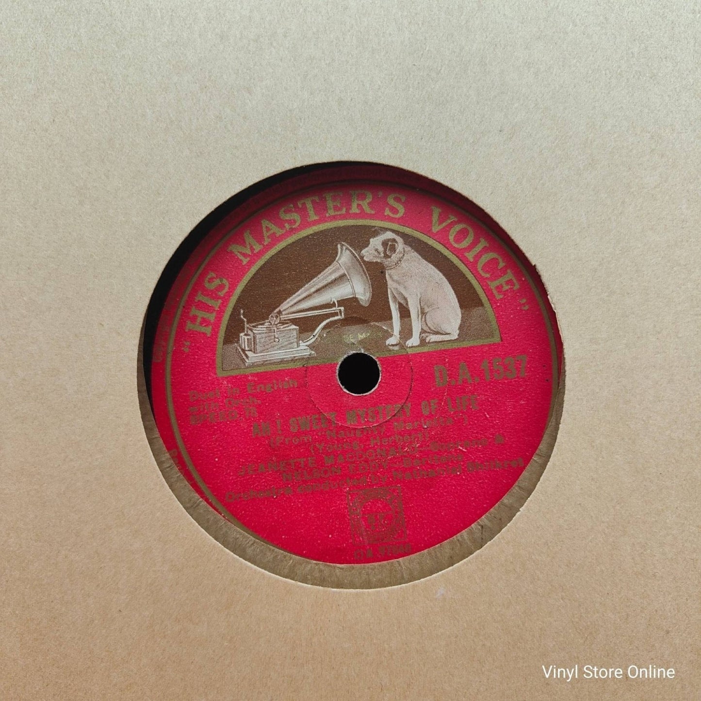 Jeanette MacDonald, Nelson Eddy – Indian Love Call / Ah! Sweet Mystery Of Life - Vinyl Store Online