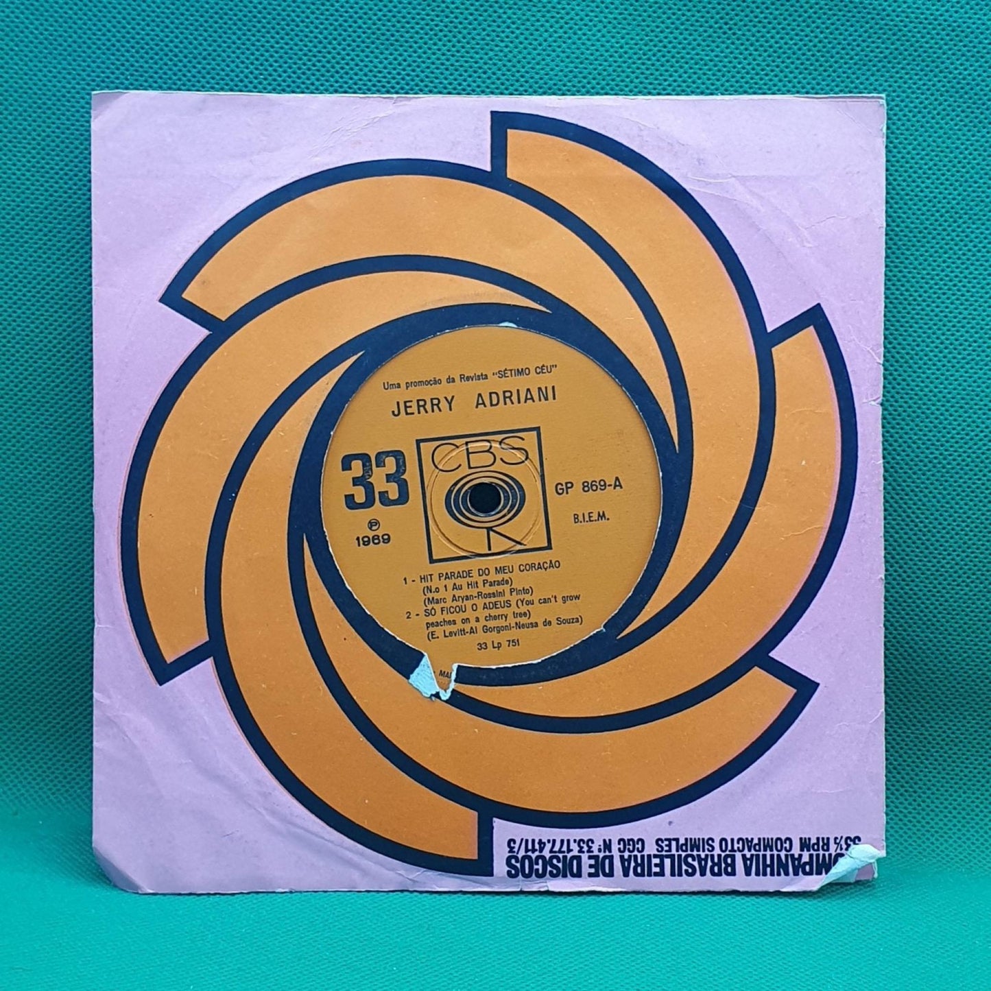 Jerry Adriani – Hit Parade Do Meu Coração - Vinyl Store Online