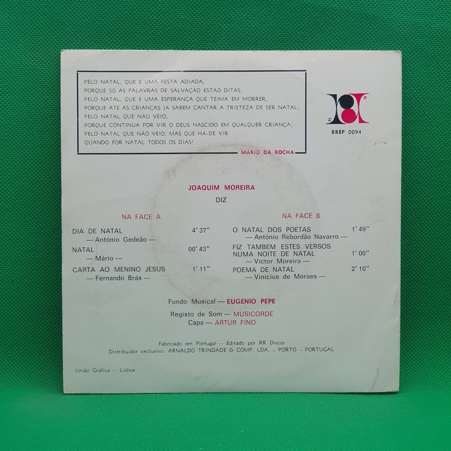 Joaquim Moreira – Diz Poesia Natal - Vinyl Store Online