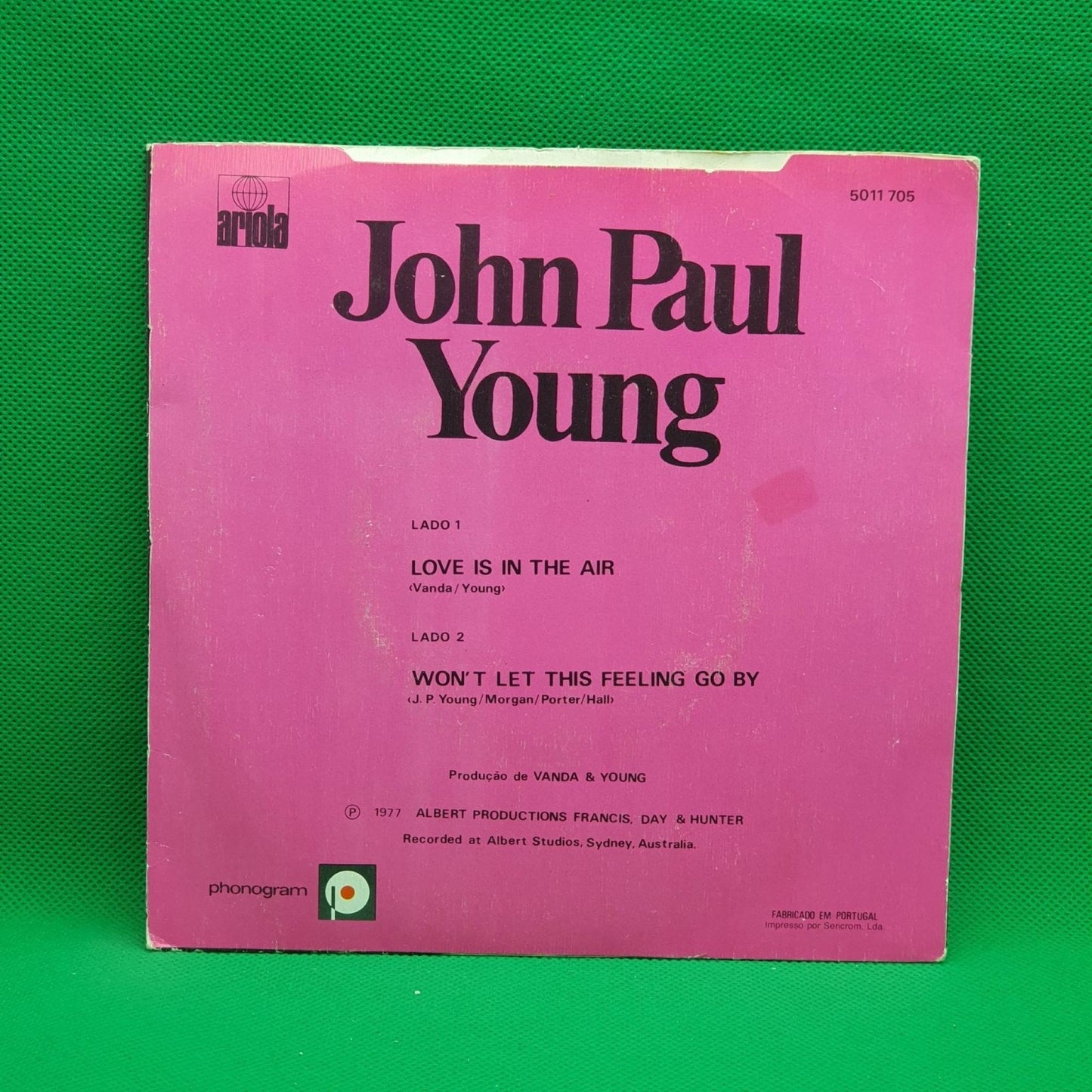 John Paul Young – Love Is In The Air - Vinyl Store Online