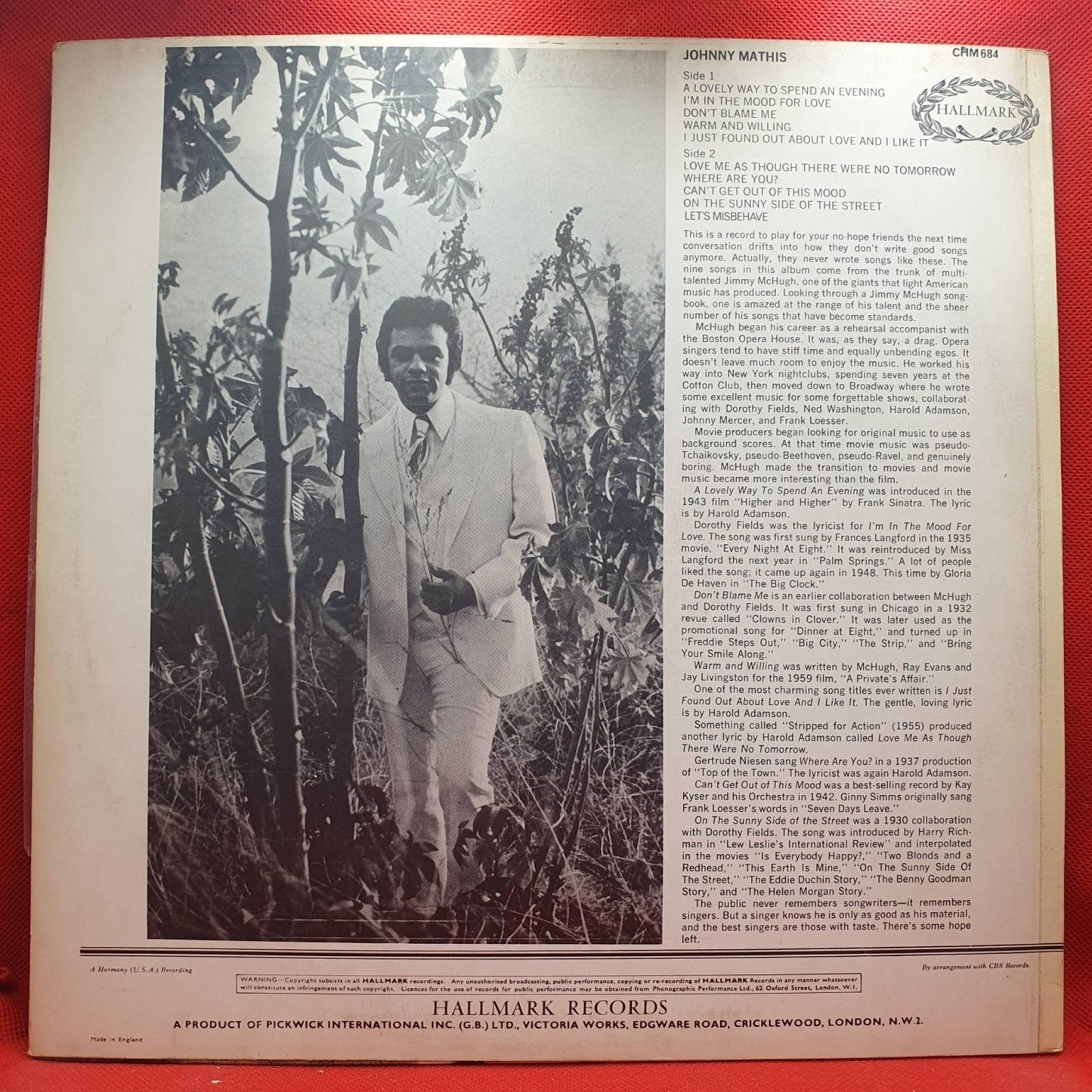 Johnny Mathis – Johnny Mathis - Vinyl Store Online
