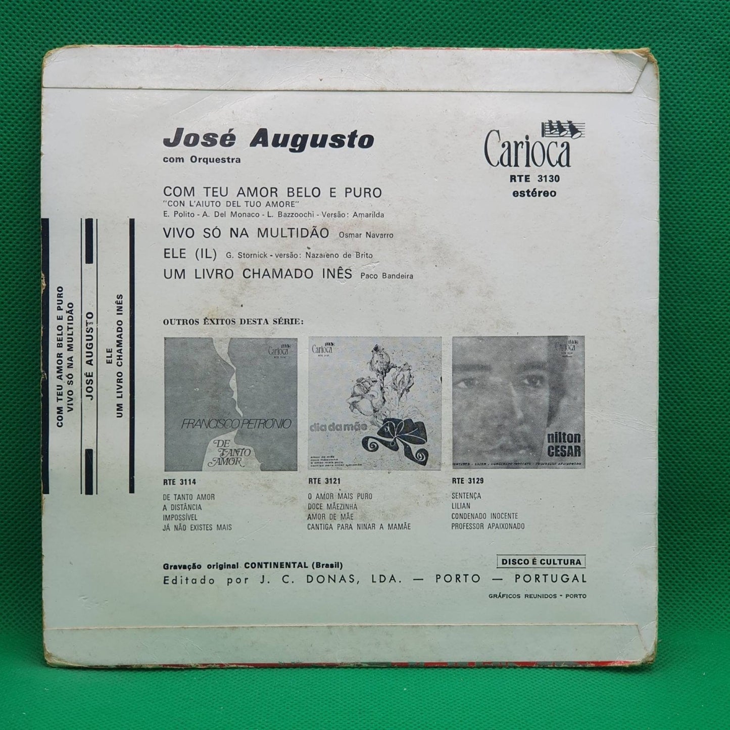 José Augusto – Com Teu Amor Belo E Puro - Vinyl Store Online