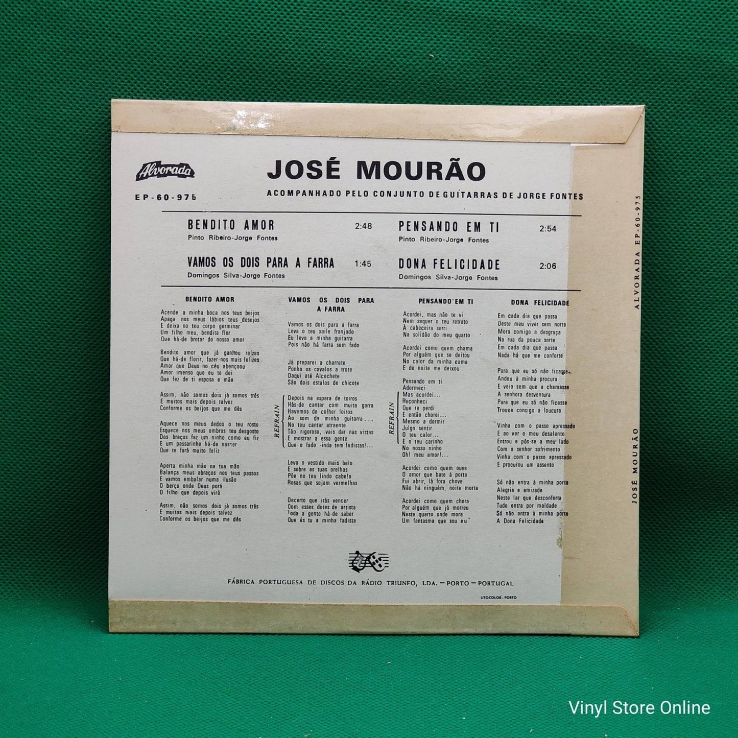 José Mourão – Pensando Em Ti - Vinyl Store Online