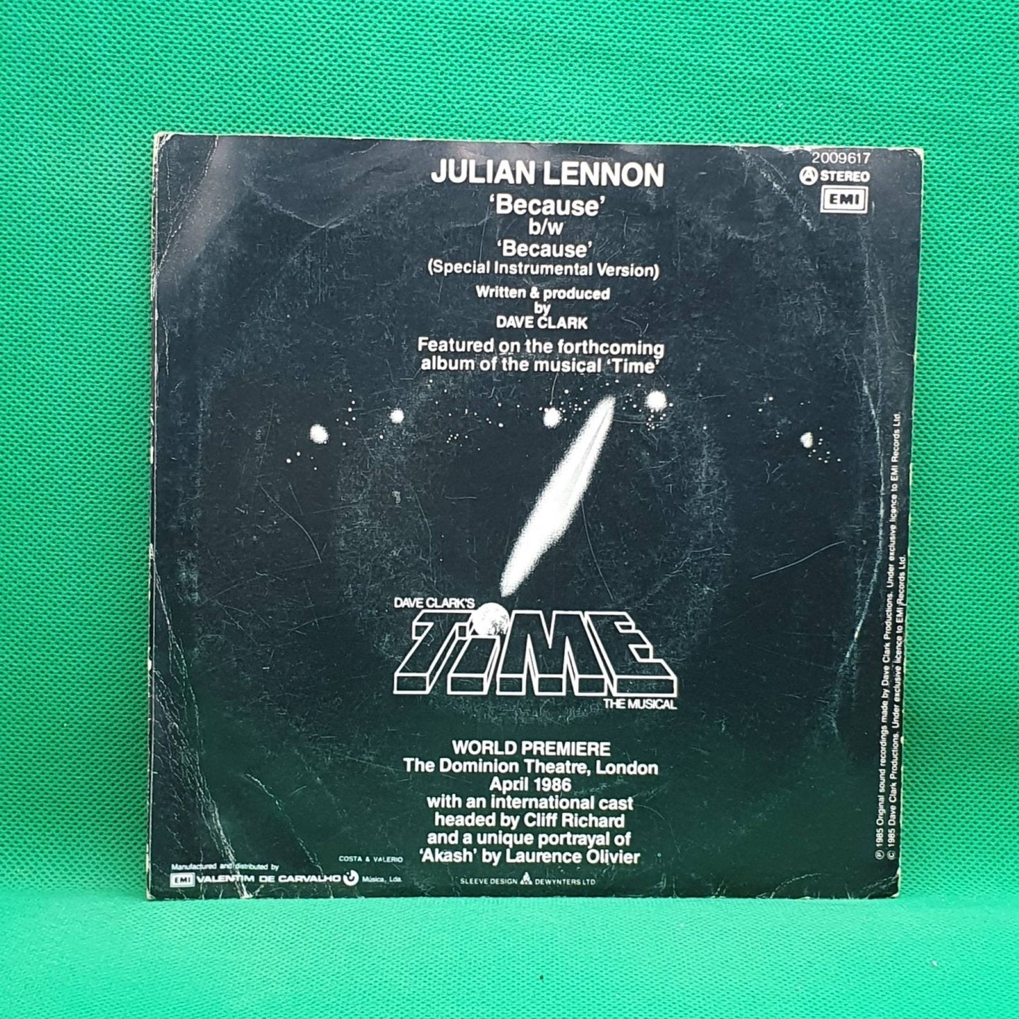 Julian Lennon – Because - Vinyl Store Online