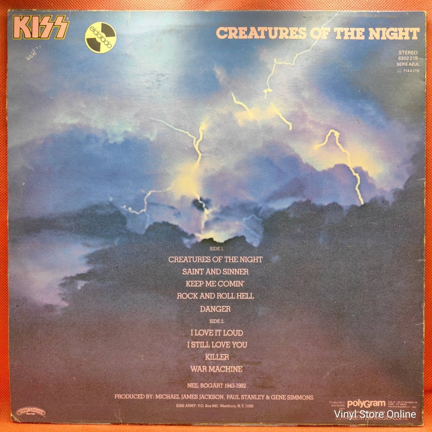 Kiss – Creatures Of The Night - Vinyl Store Online