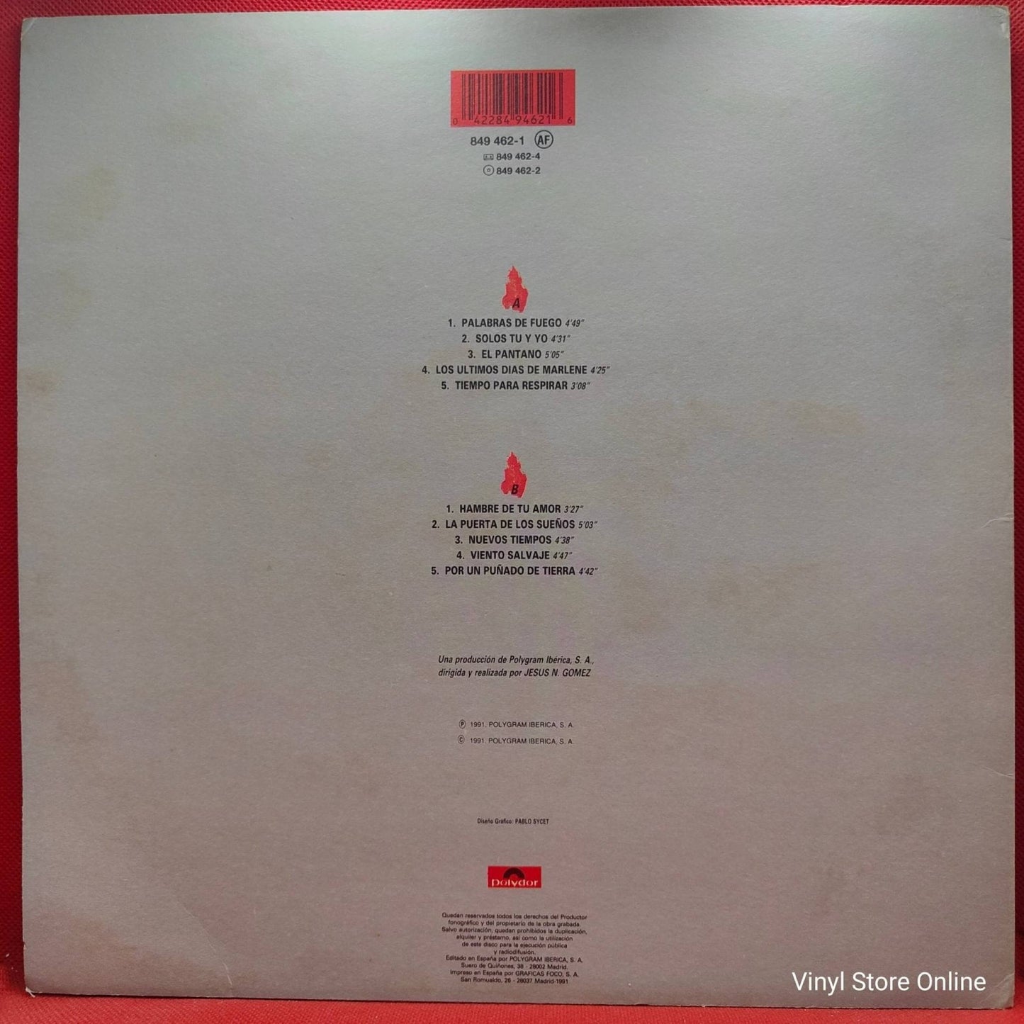 La Frontera – Palabras De Fuego - Vinyl Store Online