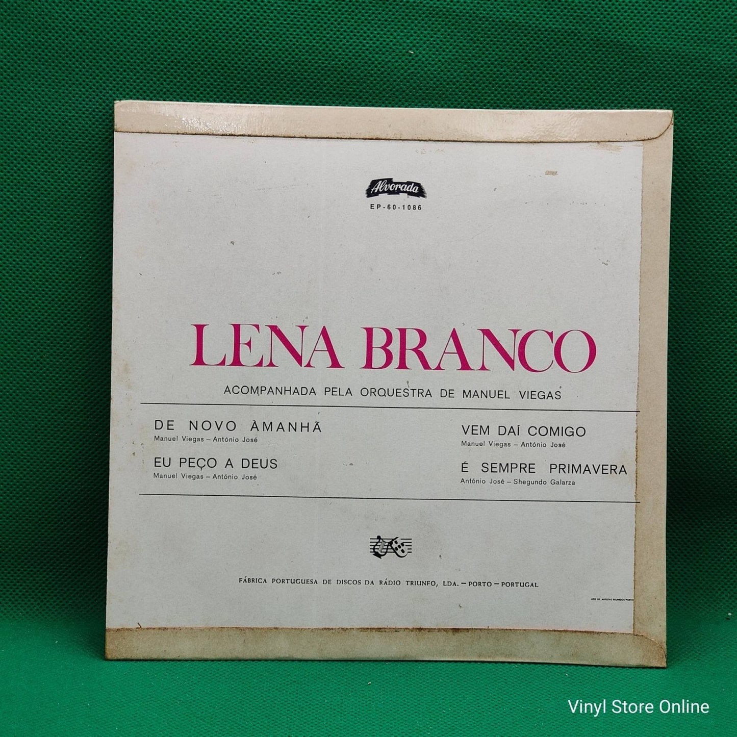 Lena Branco – De Novo Amanhã - Vinyl Store Online