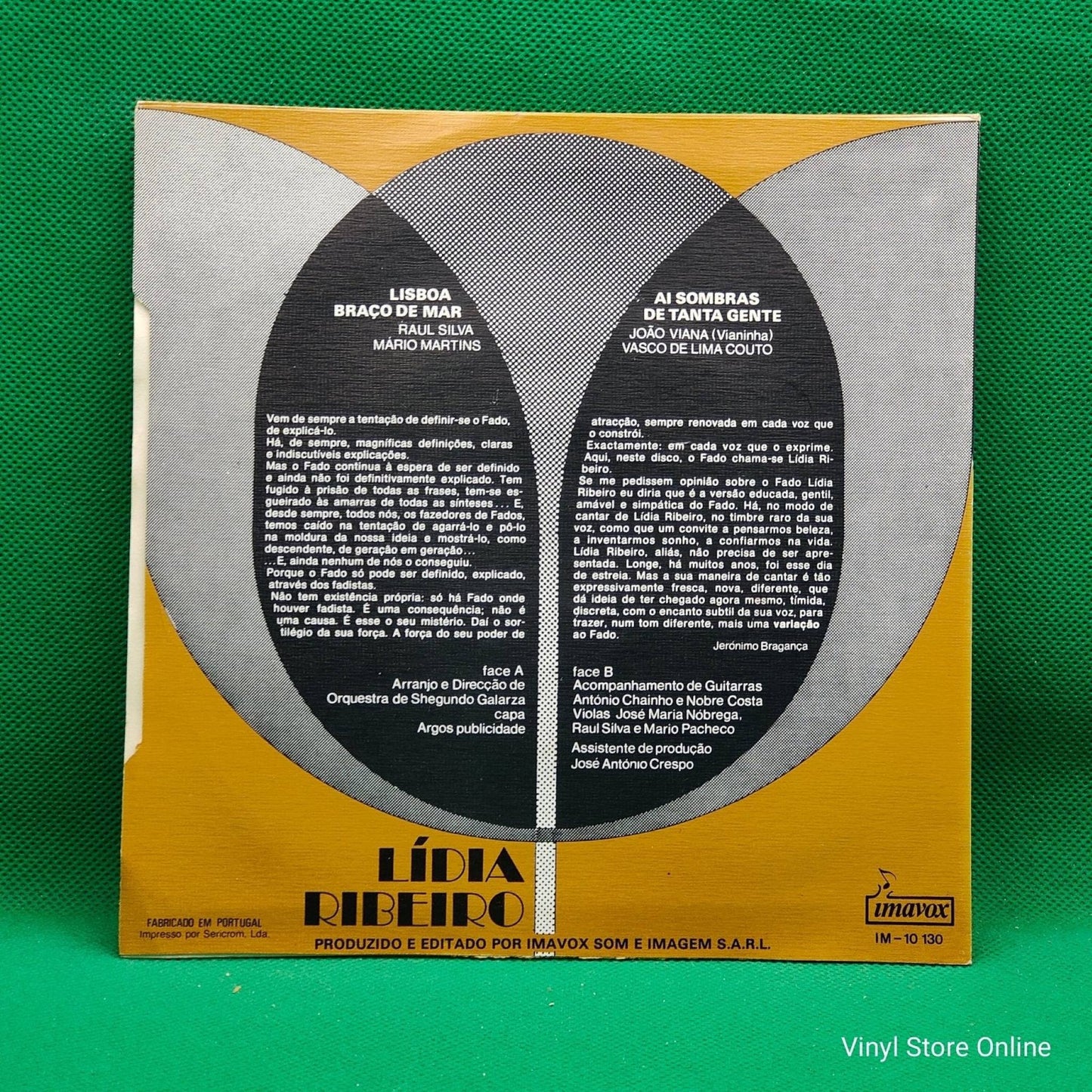 Lídia Ribeiro – Lisboa Braço De Mar - Vinyl Store Online
