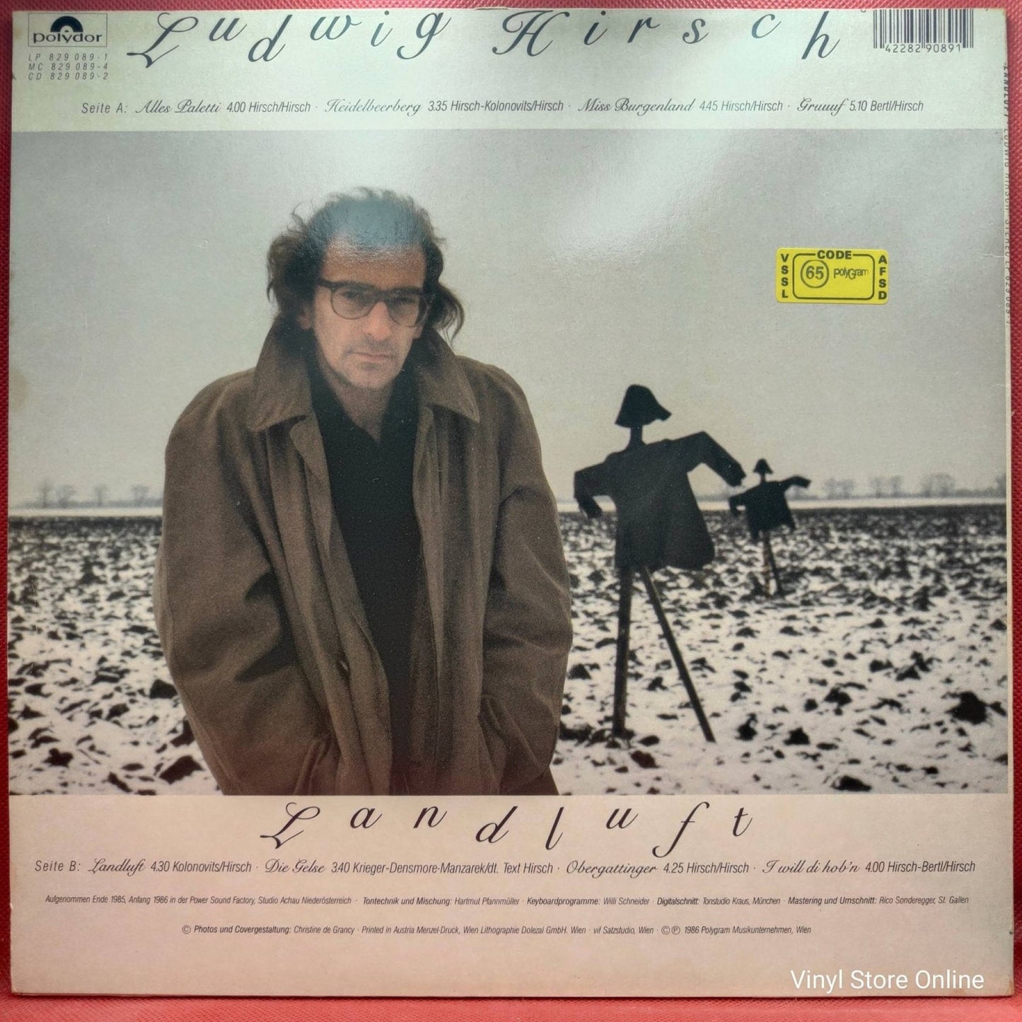 Ludwig Hirsch – Landluft - Vinyl Store Online