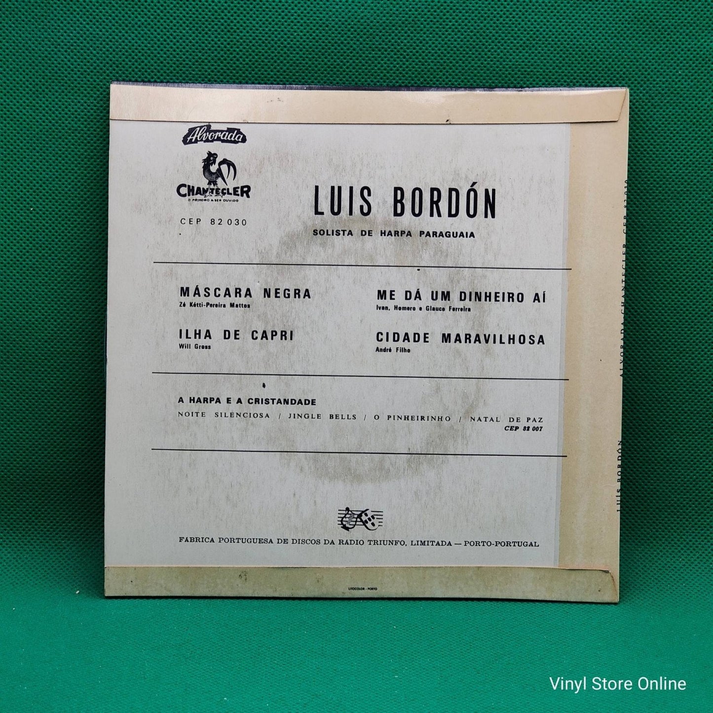 Luis Bordón – Máscara Negra / Ilha de Capri - Vinyl Store Online