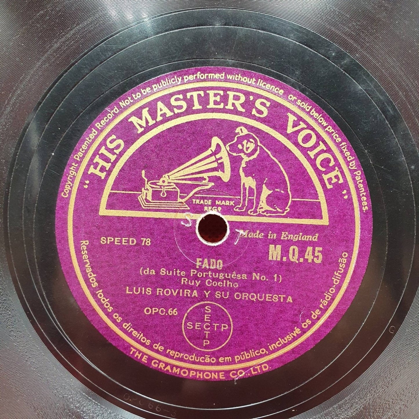 Luis Rovira e Su Orquestra, Rey Colaço, Ruy Coelho - Fado / Um Fado - Vinyl Store Online