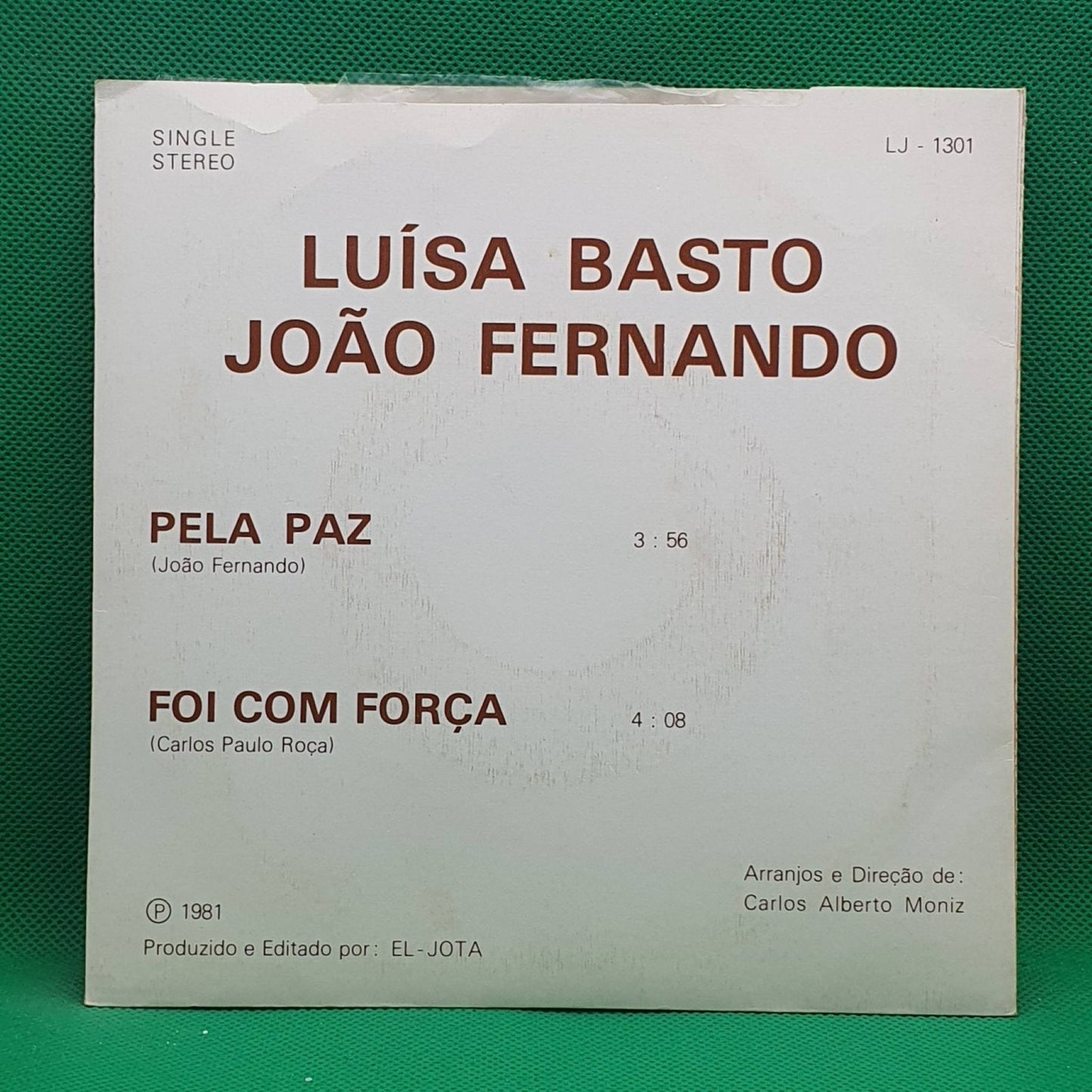 Luisa Basto, João Fernando – Pela Paz - Vinyl Store Online