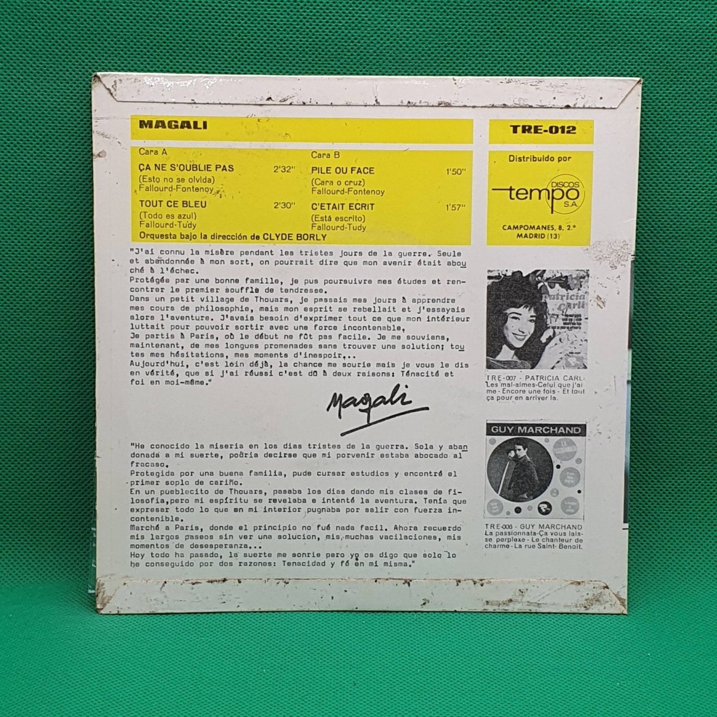 Magali – Ça Ne S’oublie Pas - Vinyl Store Online