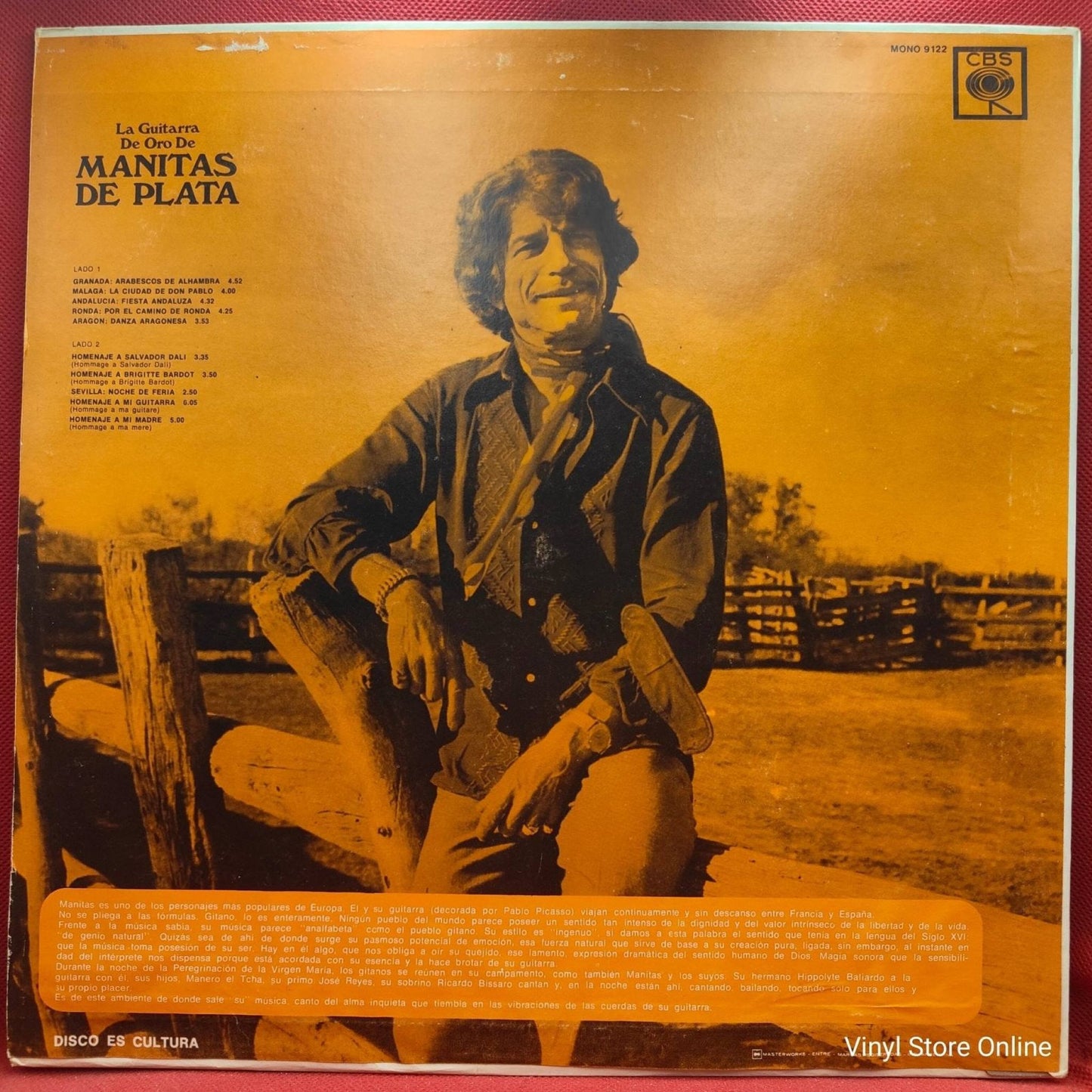 Manitas De Plata – La Guitarra De Oro De Manitas De Plata - Vinyl Store Online