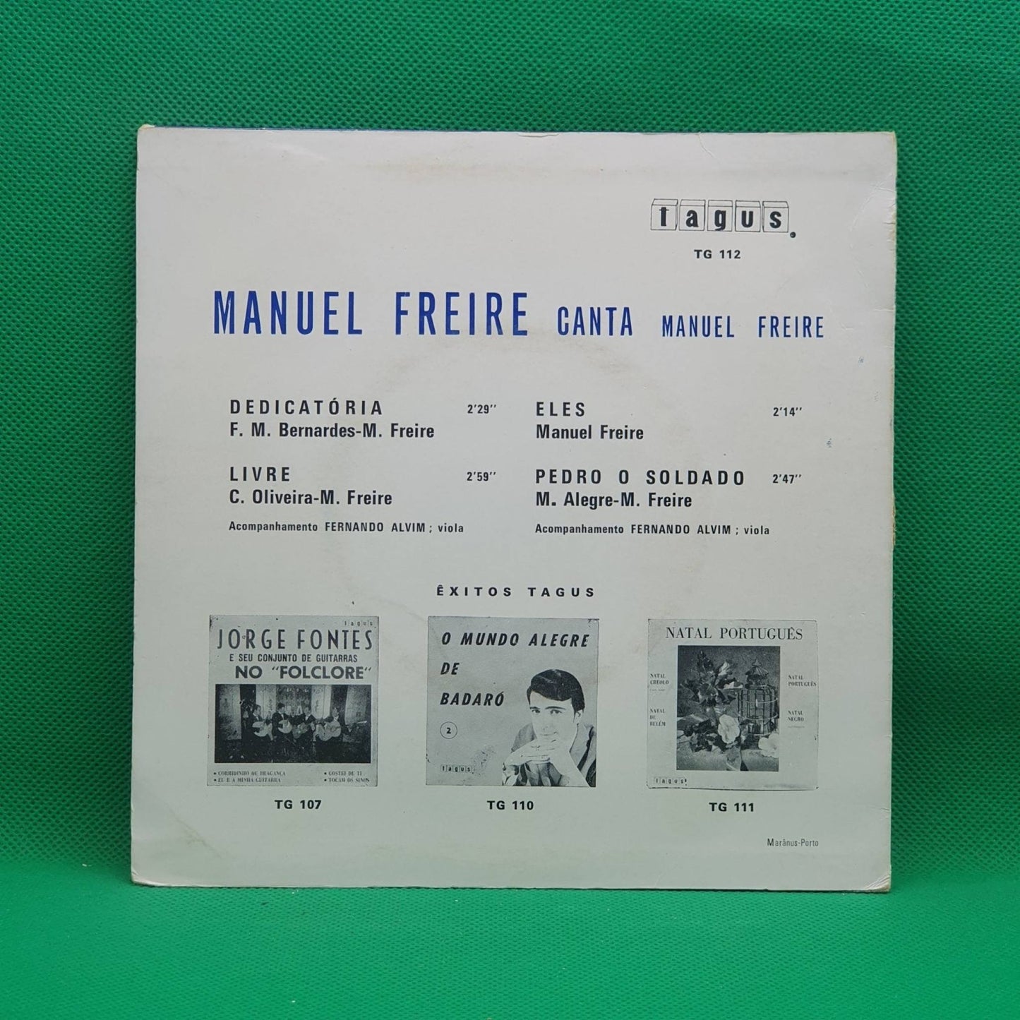 Manuel Freire – Canta Manuel Freire - Vinyl Store Online