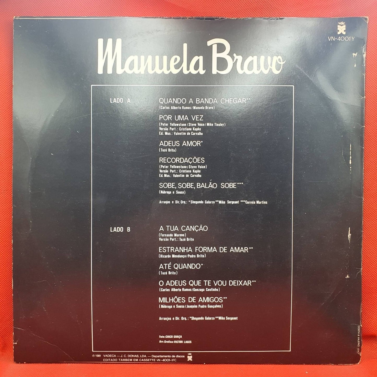 Manuela Bravo – Manuela Bravo - Vinyl Store Online