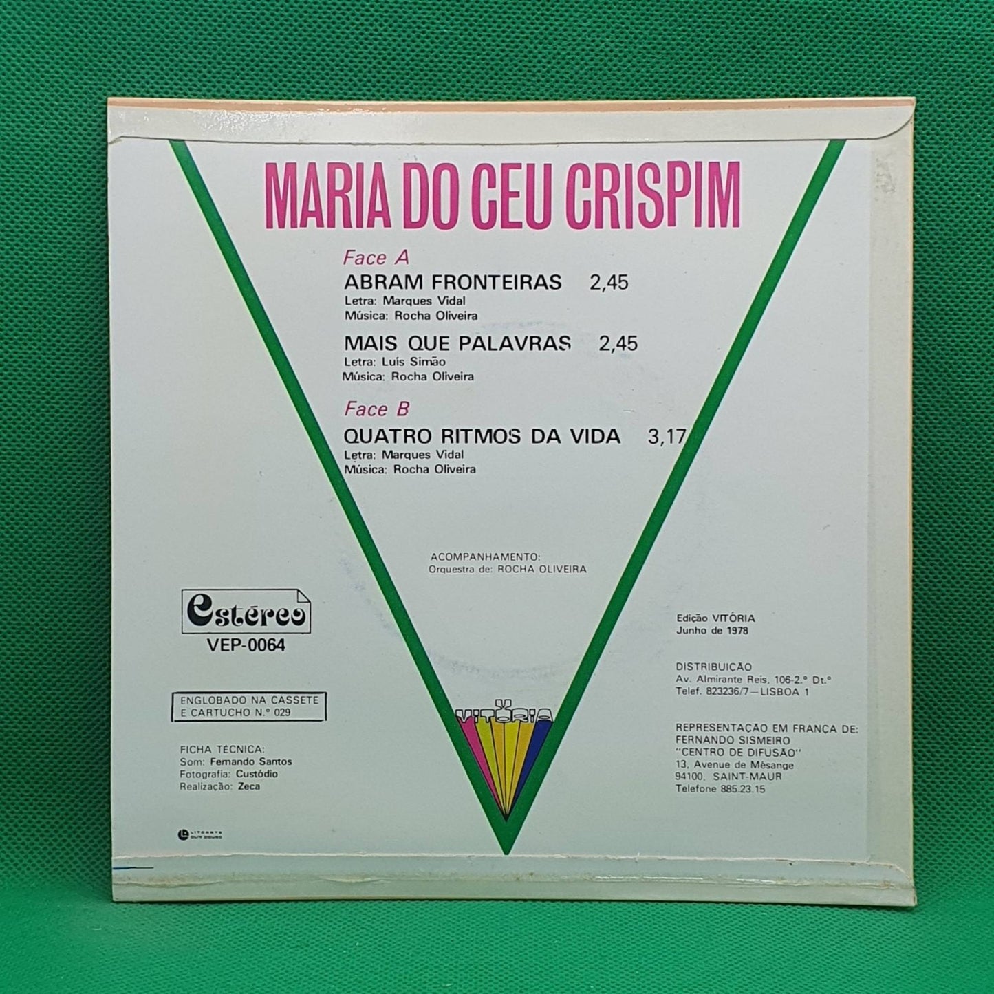 Maria Do Céu Crispim – Abram Fronteiras - Vinyl Store Online