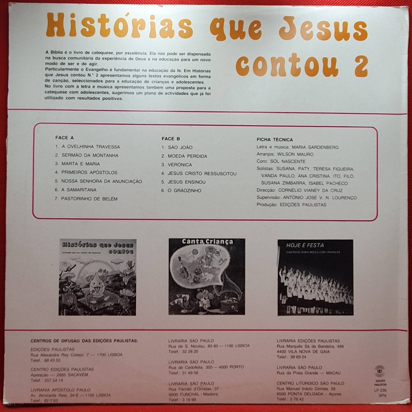 Maria Sardenberg – Sementinha 2 Histórias Que Jesus Contou - Vinyl Store Online