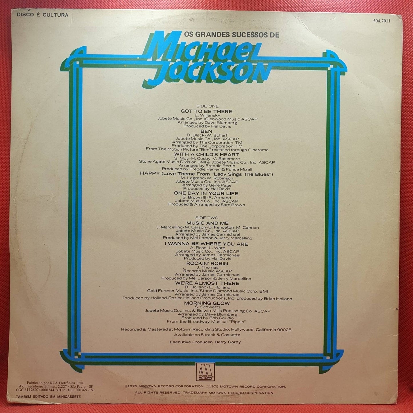 Michael Jackson – Os Grandes Sucessos De Michael Jackson - Vinyl Store Online