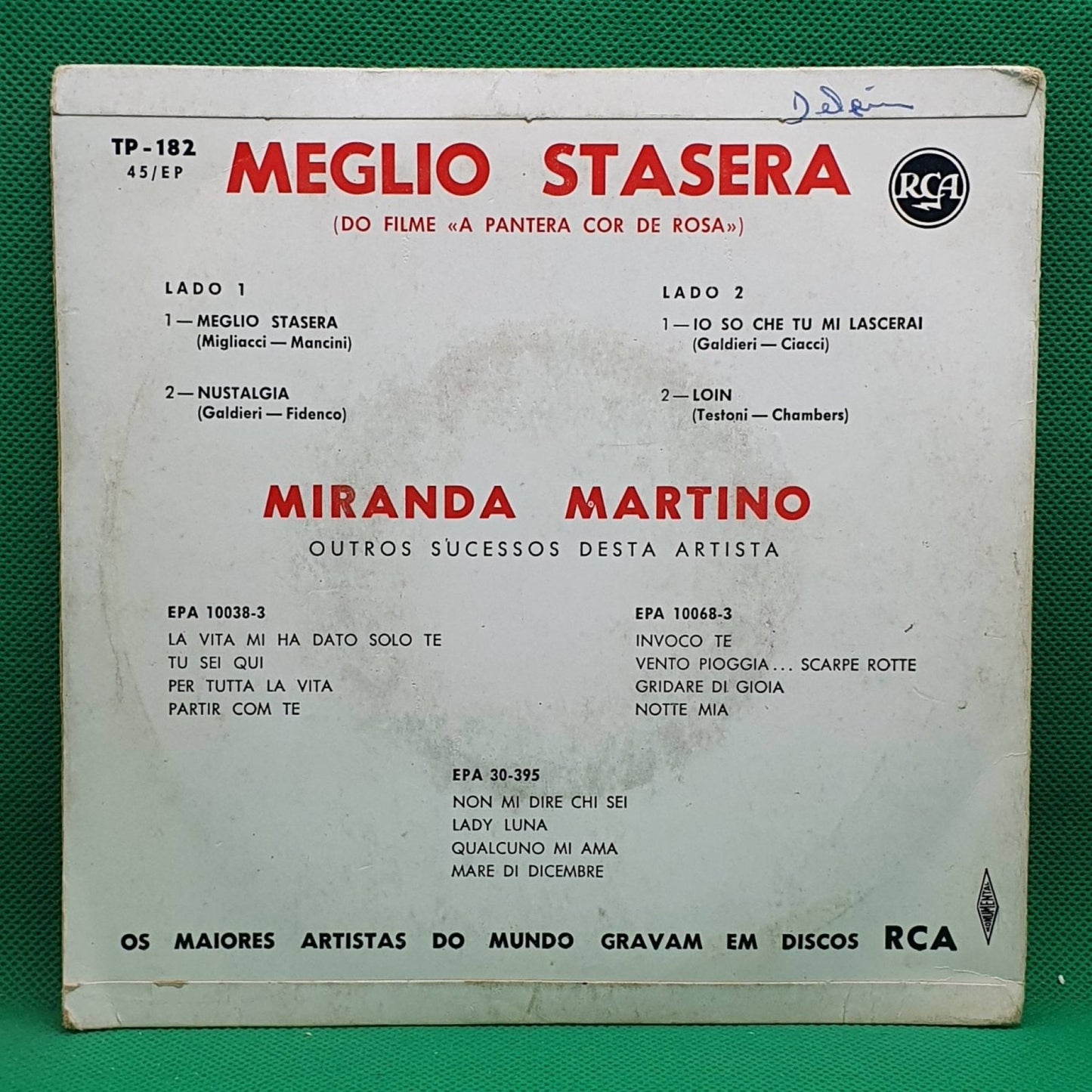 Miranda Martino – Meglio Stasera - Vinyl Store Online