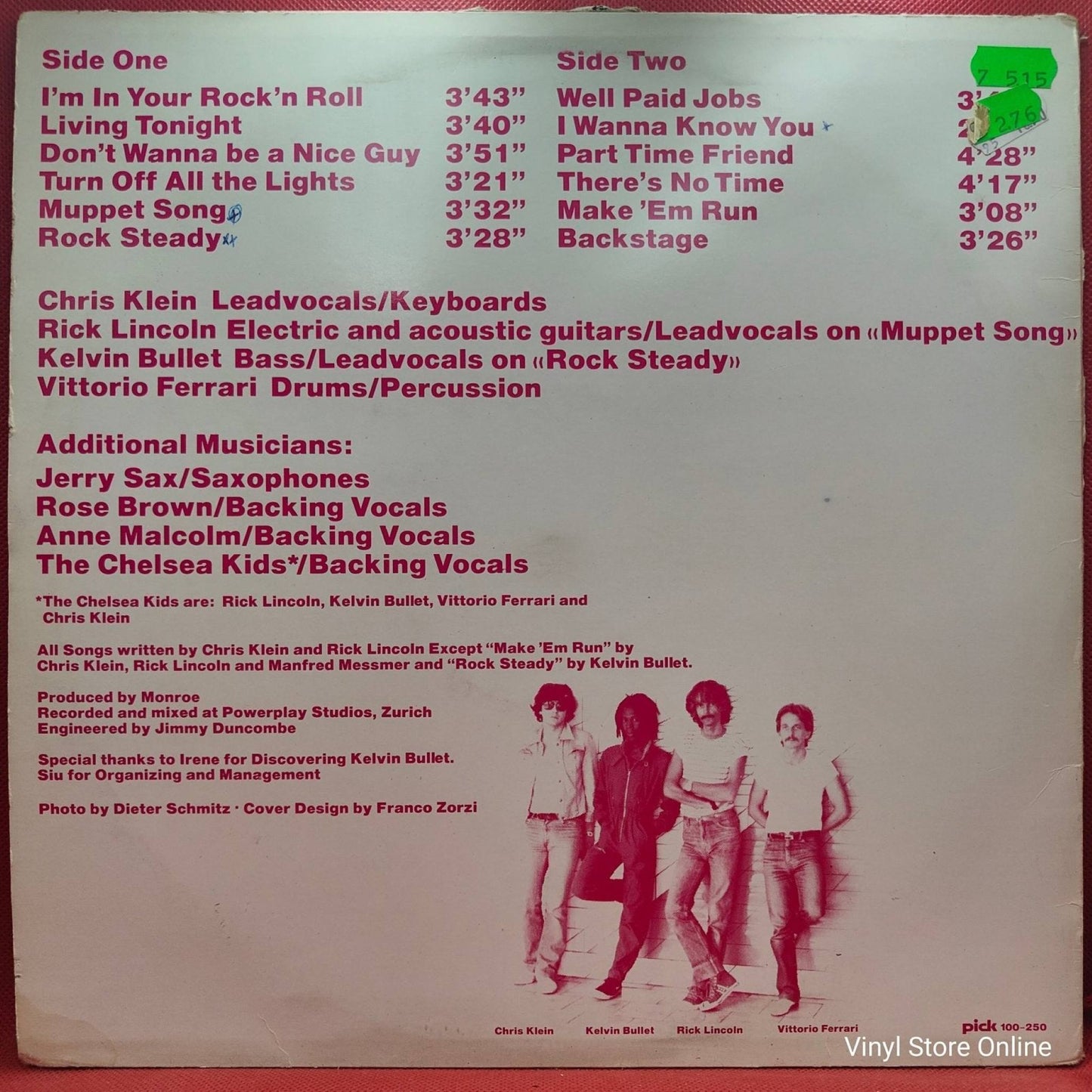 Monroe – Backstage - Vinyl Store Online