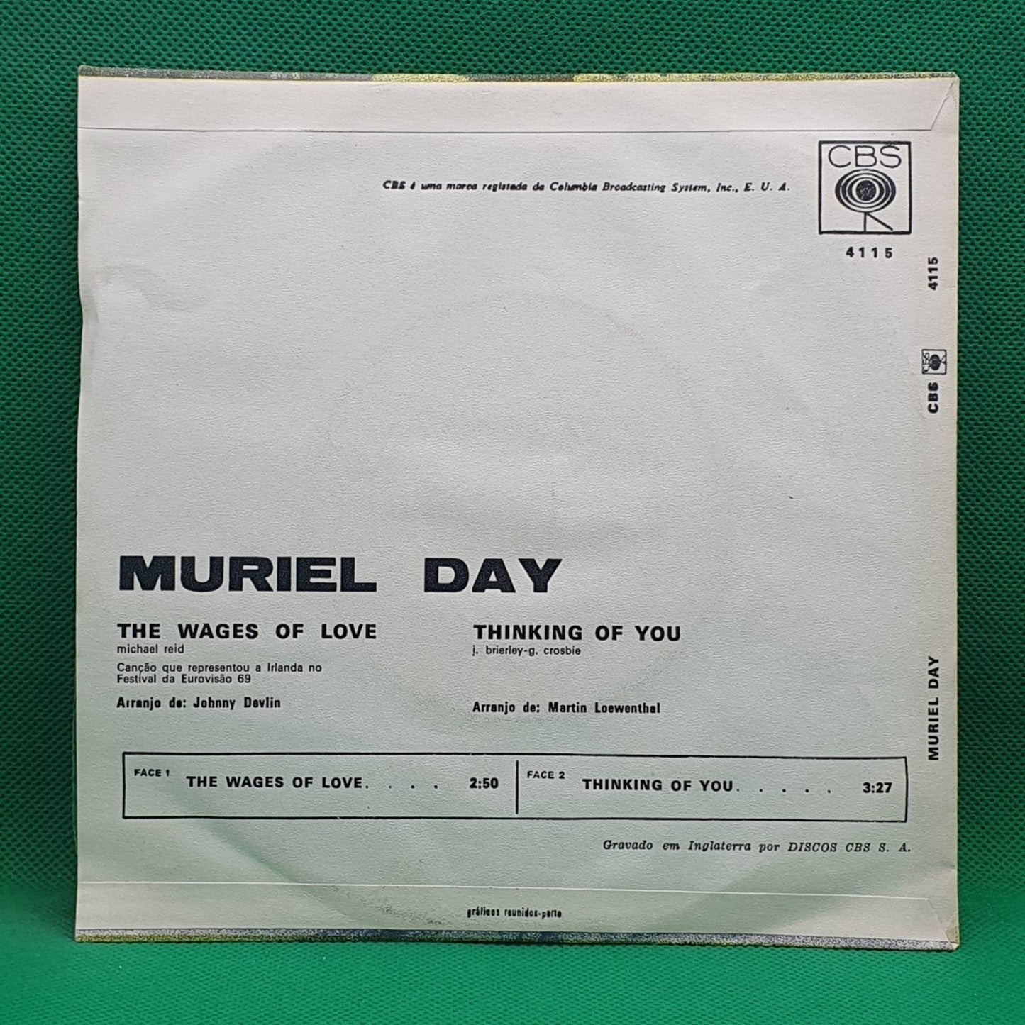 Muriel Day – The Wages Of Love / Thinking Of You - Vinyl Store Online