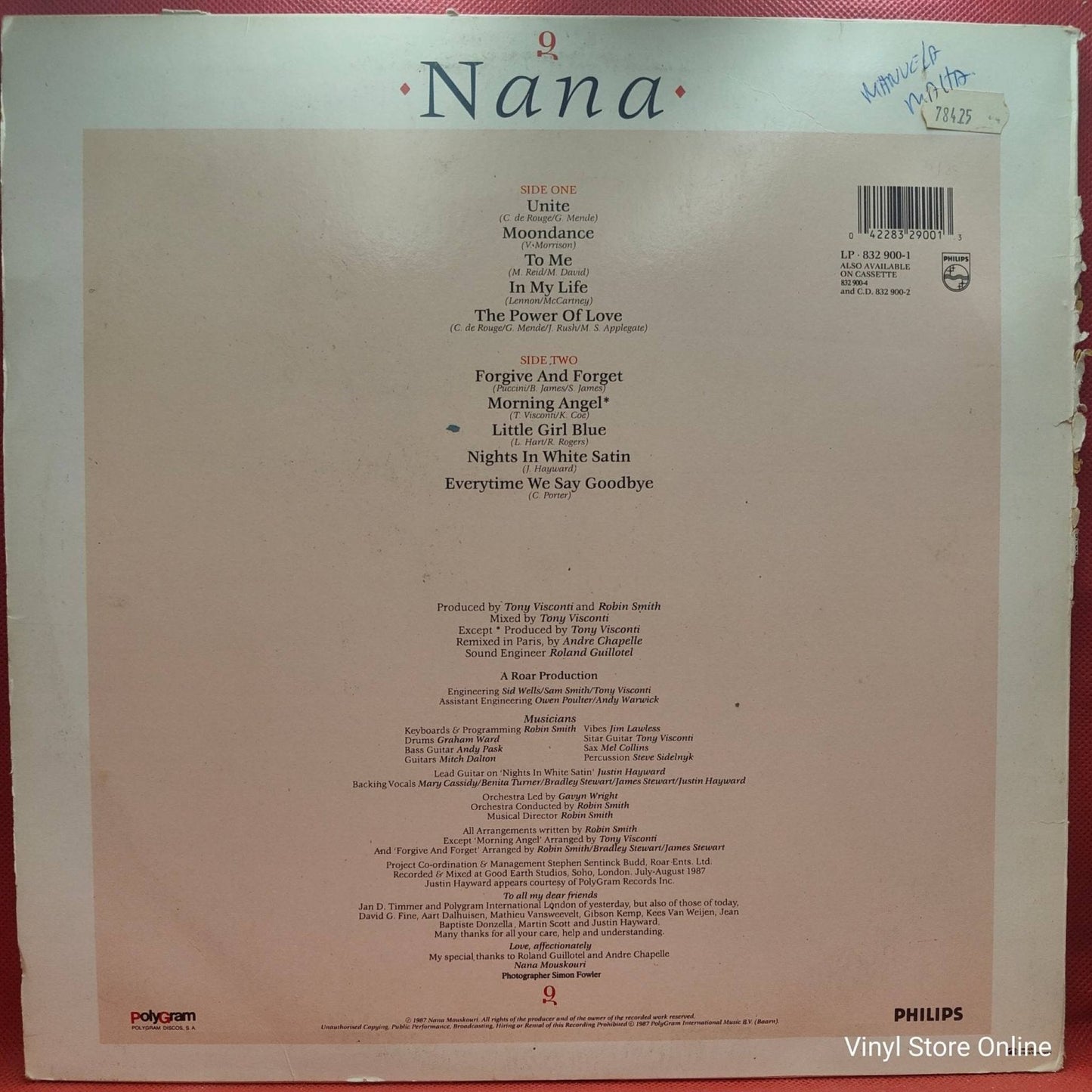 Nana Mouskouri – Nana - Vinyl Store Online