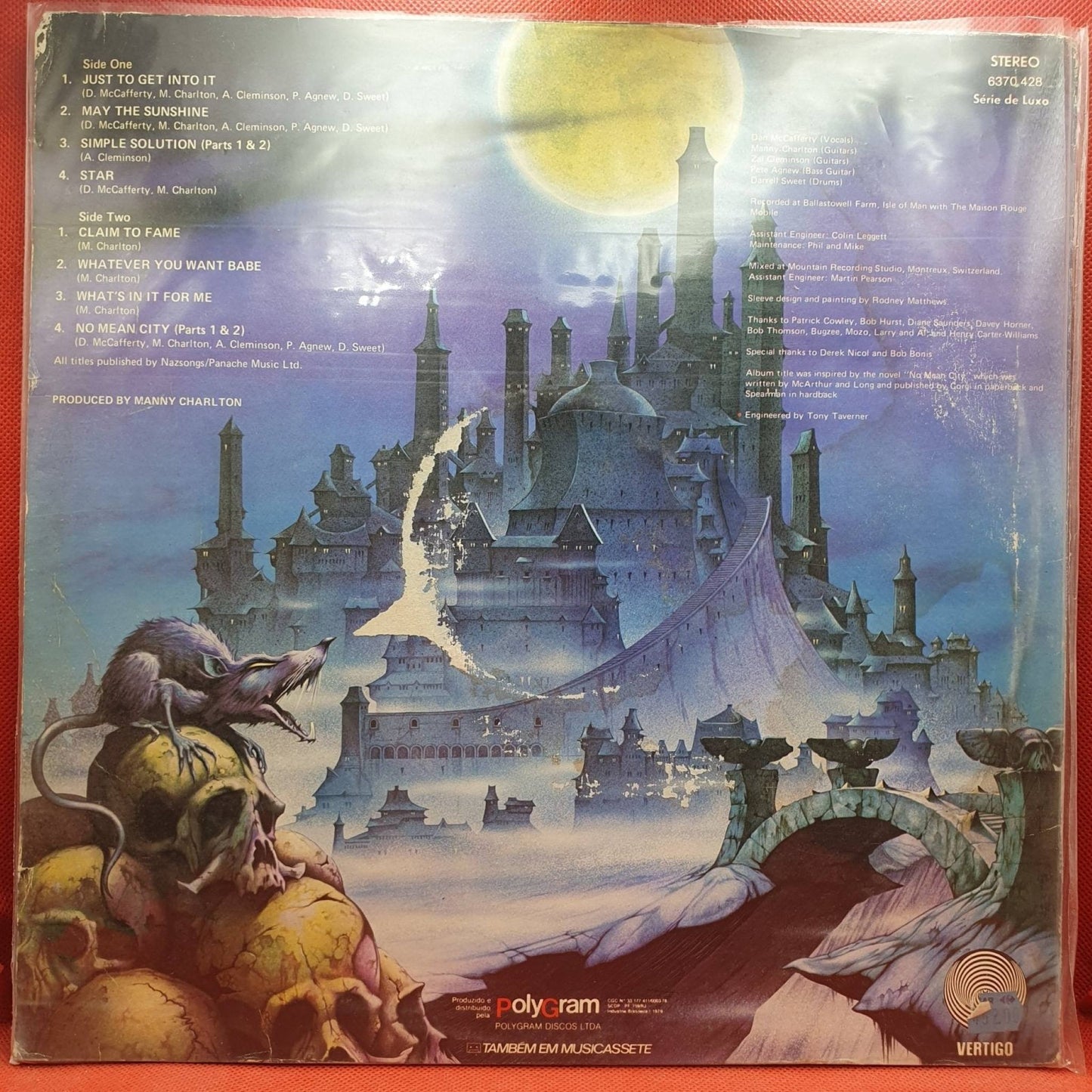 Nazareth – No Mean City - Vinyl Store Online