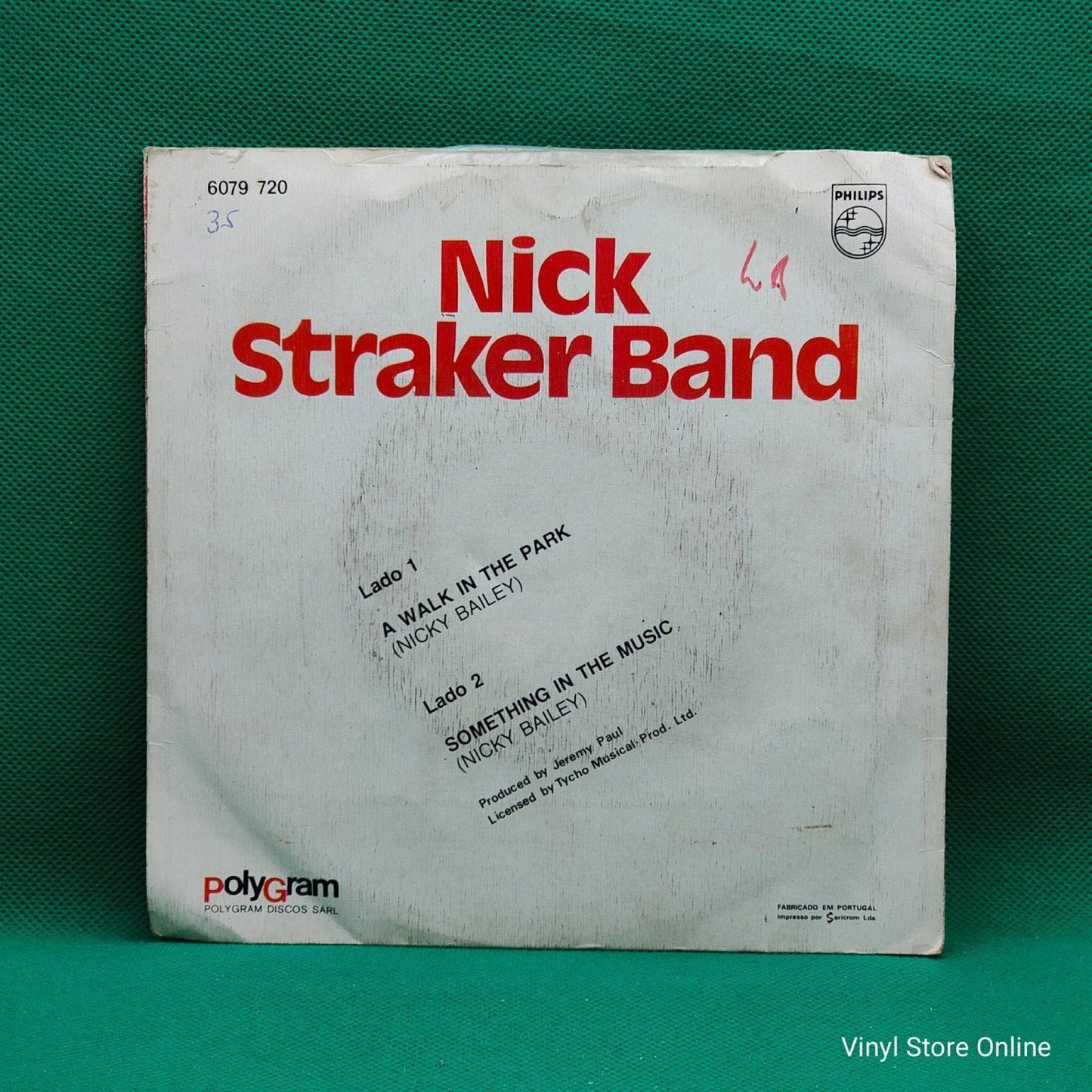 Nick Straker Band – A Walk In The Park - Vinyl Store Online