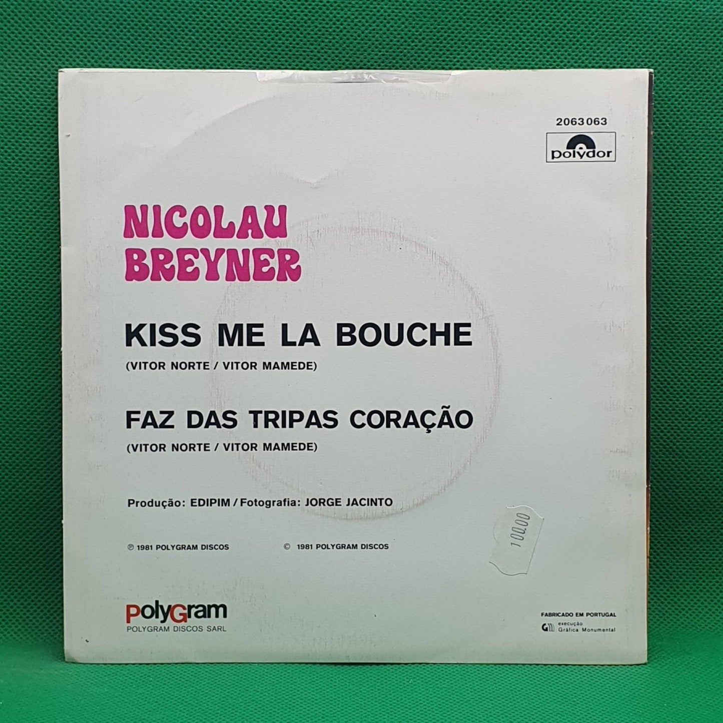 Nicolau Breyner – Kiss Me La Bouche - Vinyl Store Online
