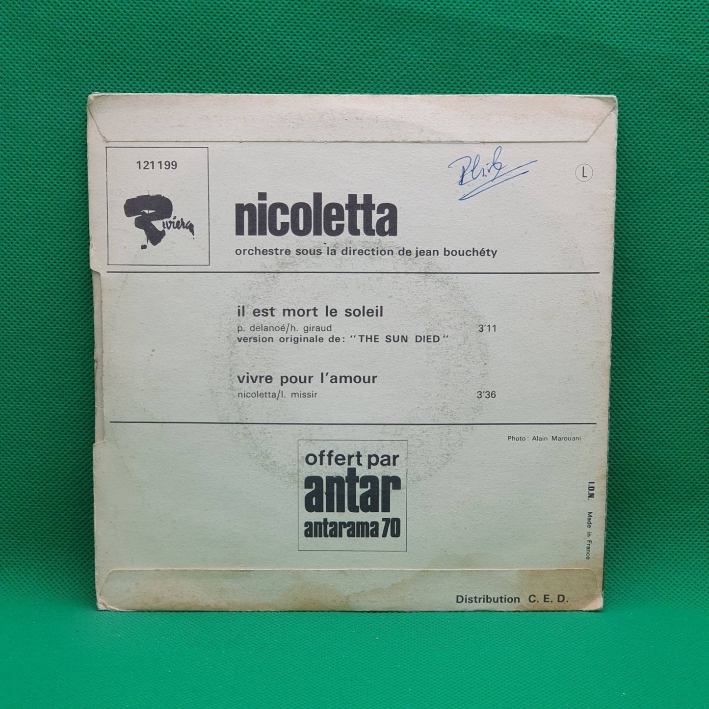 Nicoletta – Il Est Mort Le Soleil - Vinyl Store Online