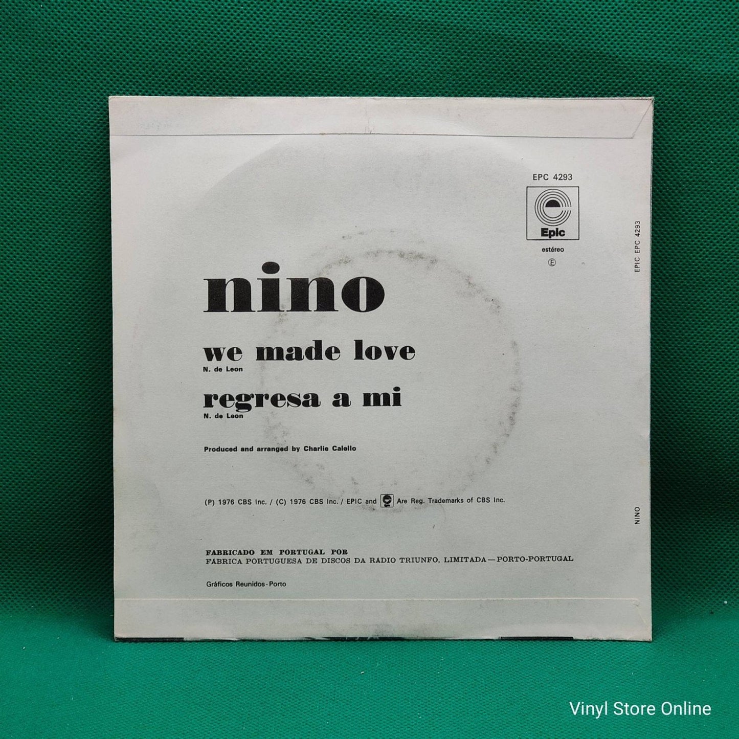 Nino – We Made Love - Vinyl Store Online